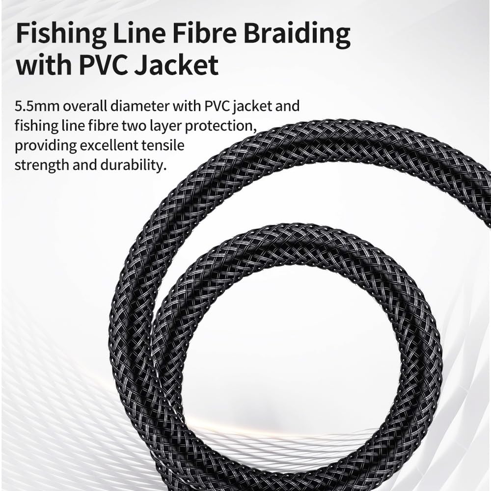 XLR Male to 1/4 Inch(6.35mm) Male 16 Feet/5 Meter TRS Balanced Cable XLR to Quarter Inch Jack Patch Cord for Speaker and Microphone 5 m - Image 6