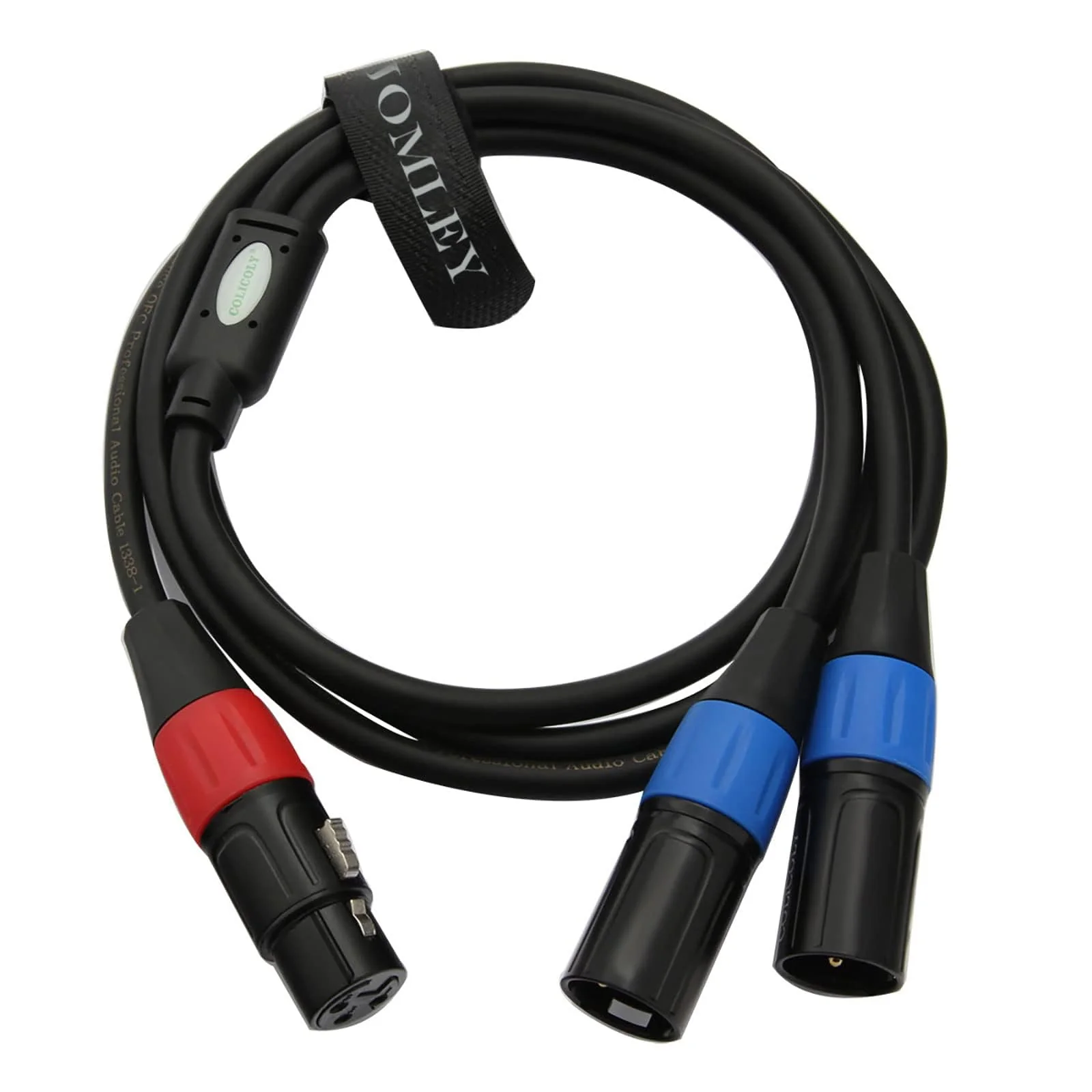 XLR Splitter Cable, 1 XLR Female to Dual XL R Male Patch Y-Splitter Balanced Microphone Cord Audio Cable Adapter - 5 feet (Pack of 2) 5 feet (Pack of 2) - Image 7