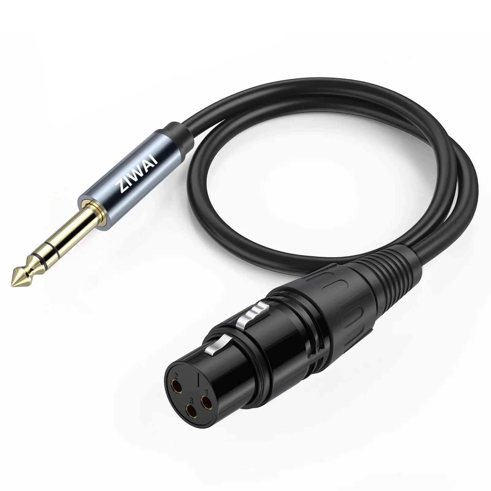 XLR to 6.35mm (1/4 Inch) TRS Cable Female to Male (1/4 to XLR Cable, XLR to 1/4 Cable, XLR to TRS Cable) ﻿ (2, 3Feet) 2 - Image 6