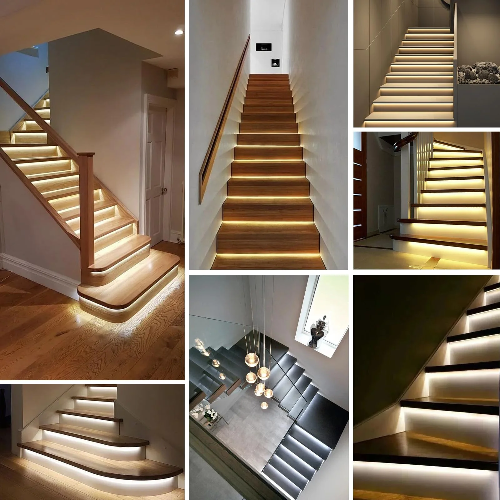 XLSBZ LED Stair Lighting Controller with Motion Sensor, 5 Modes, 32 Levels, Stair Light Control, LED Stair Light Controller - Image 8