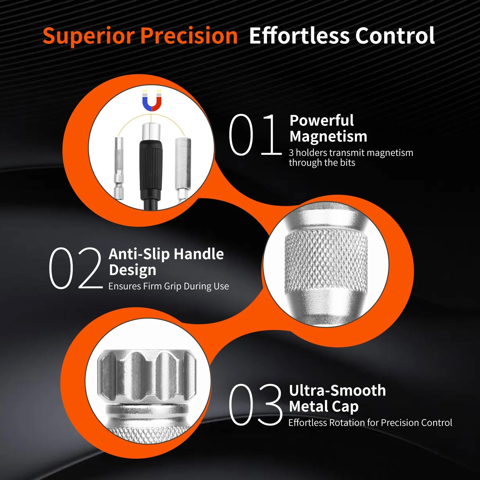 XOOL 132 in 1 Precision Screwdriver Set with Magnetic Driver Kit Professional Electronics Repair Tool Kit for Computer, PC, Mac-Book, Laptop, Tablet, iPhone, Xbox, Game Console - Image 4