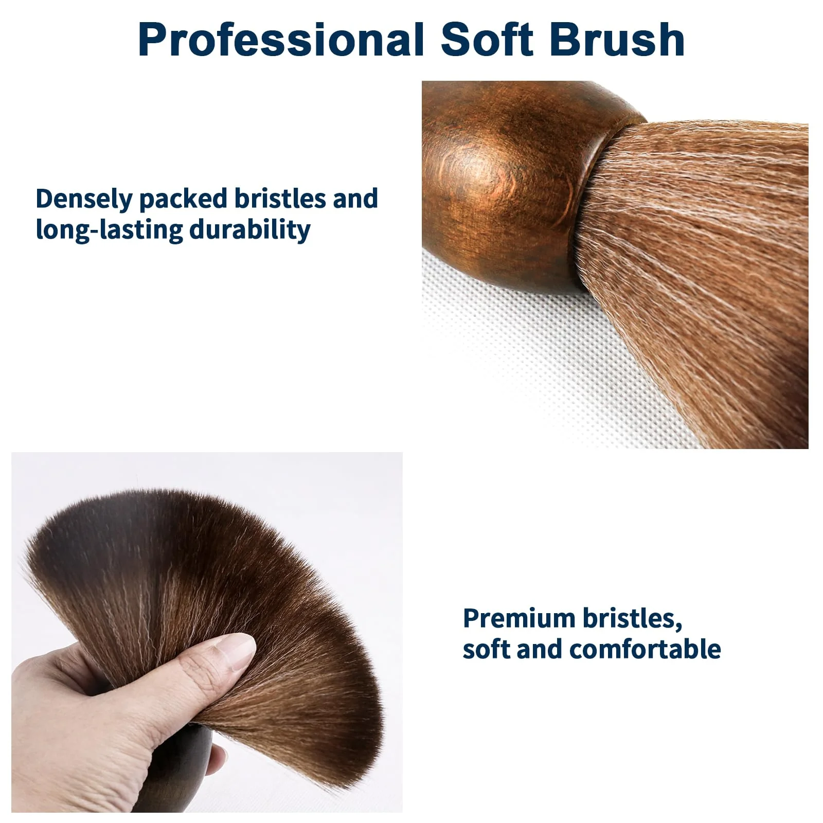 XQ XIAO QIAO Cleaning Brush Turntable Vinyl Records Cleaner, Anti-Static Dust Cleaning Record Brush for Vinyl Albums LP CD Cartridge/Keyboard/Camera Lens/Computer/Character Models/Guitar - Image 4