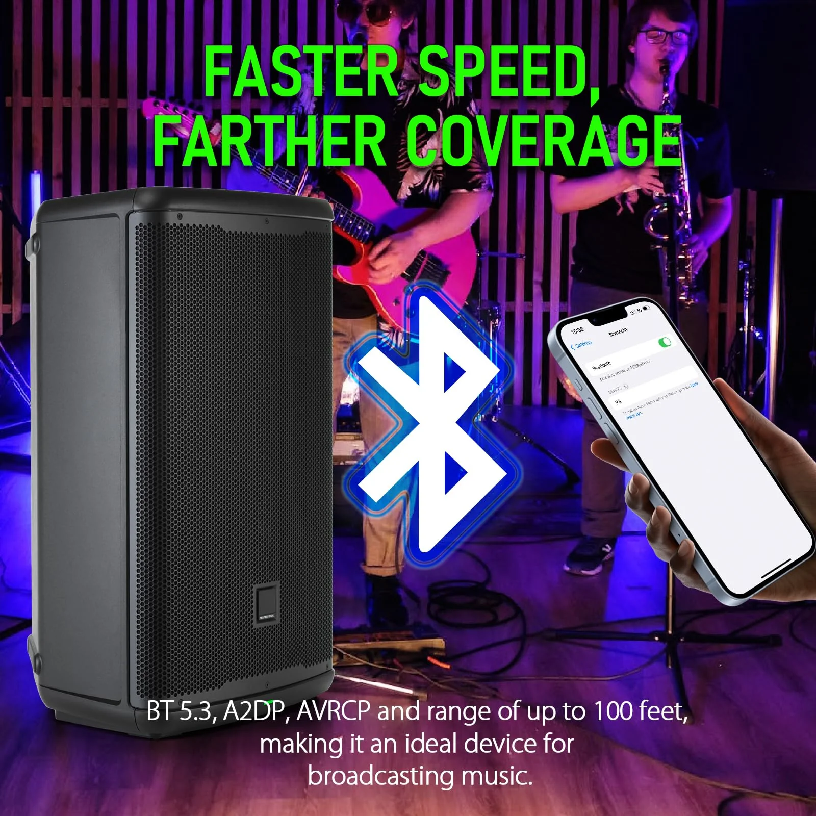 Xvive P3 Wireless XLR Bluetooth Receiver, Bluetooth Adapter for Speakers, Audio Mixer, PA Systems, DJ Systems,Rechargeable P3 BLUETOOTH - Image 2