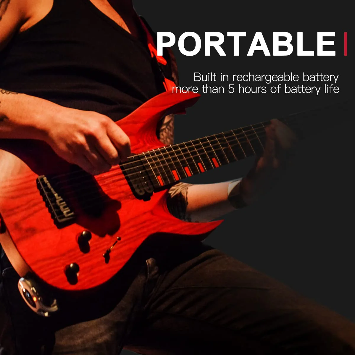 Xvive U2T Transmitter ONLY for U2 Guitar Wireless System - Image 5