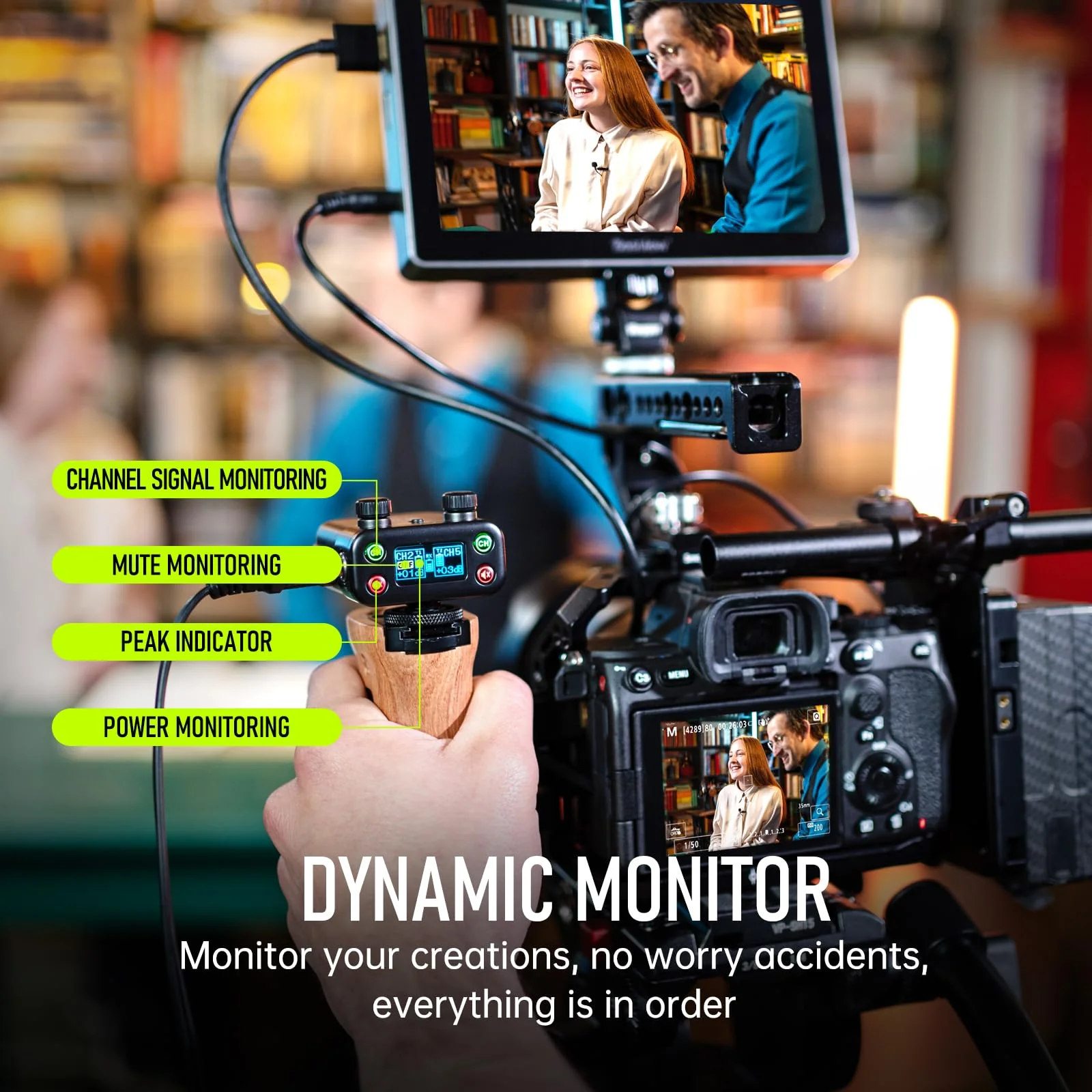 Xvive U5T2 Wireless Lavalier Microphone System with 2 Lavalier Mics 2 Transmitters 6ms Latency 2.4Ghz - Image 4