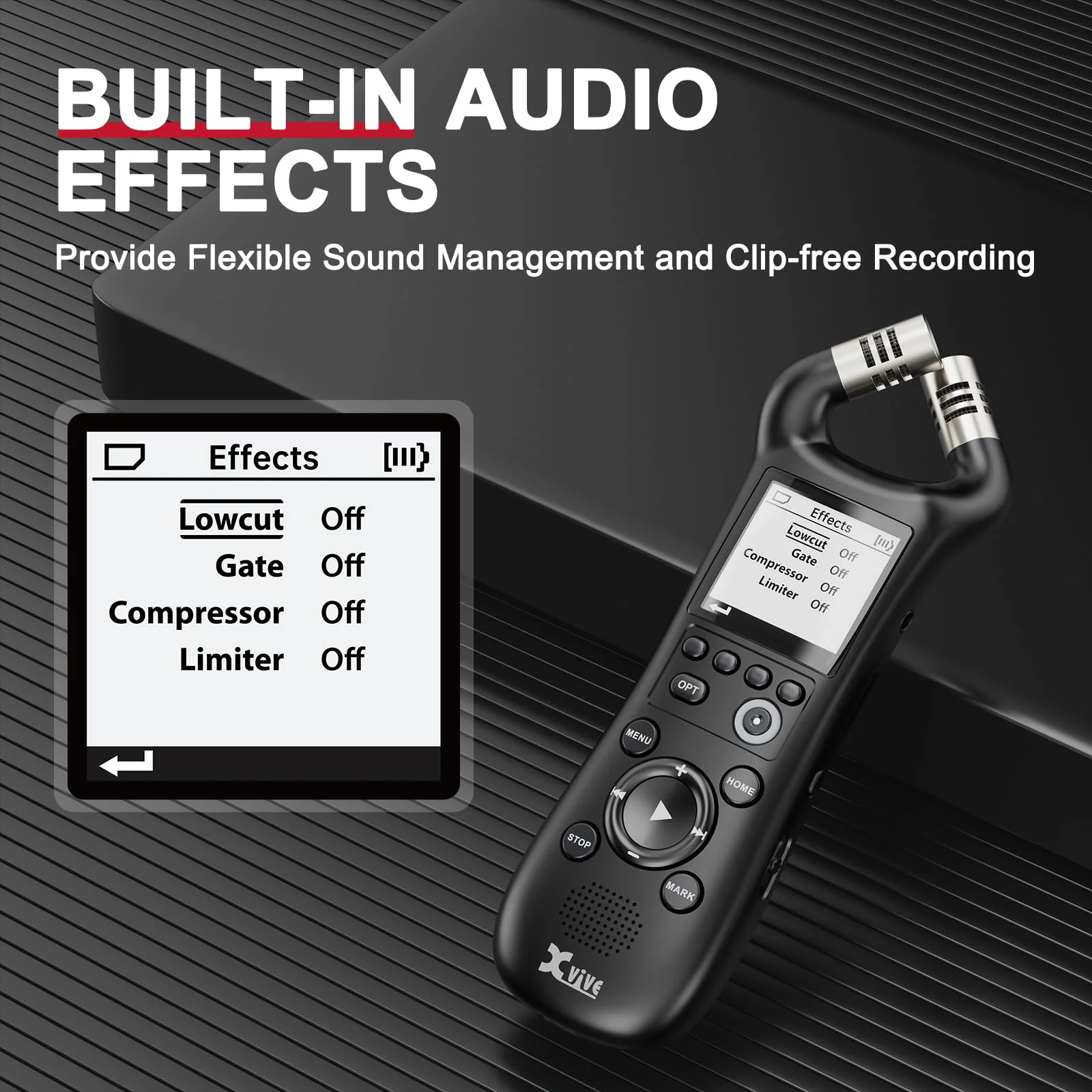 Xvive XV1-R Portable Stereo Recorder and Audio Interface - Image 6