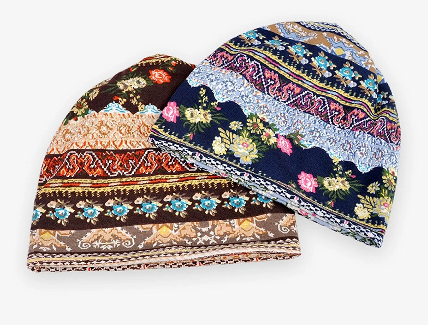 XYIYI Womens Chemo Headwear Hats Cotton Slouchy Beanie Cap Scarf One Size Multicolor - Image 2