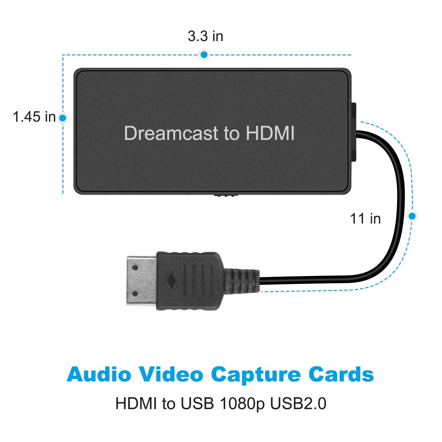 Y.D.F Dreamcast to HDMI Converter Supports 16:9/4:3 Switching, HD Link Cable for Sega Dreamcast, HDMI Cable for Sega Dreamcast (Sega DC) - Image 2