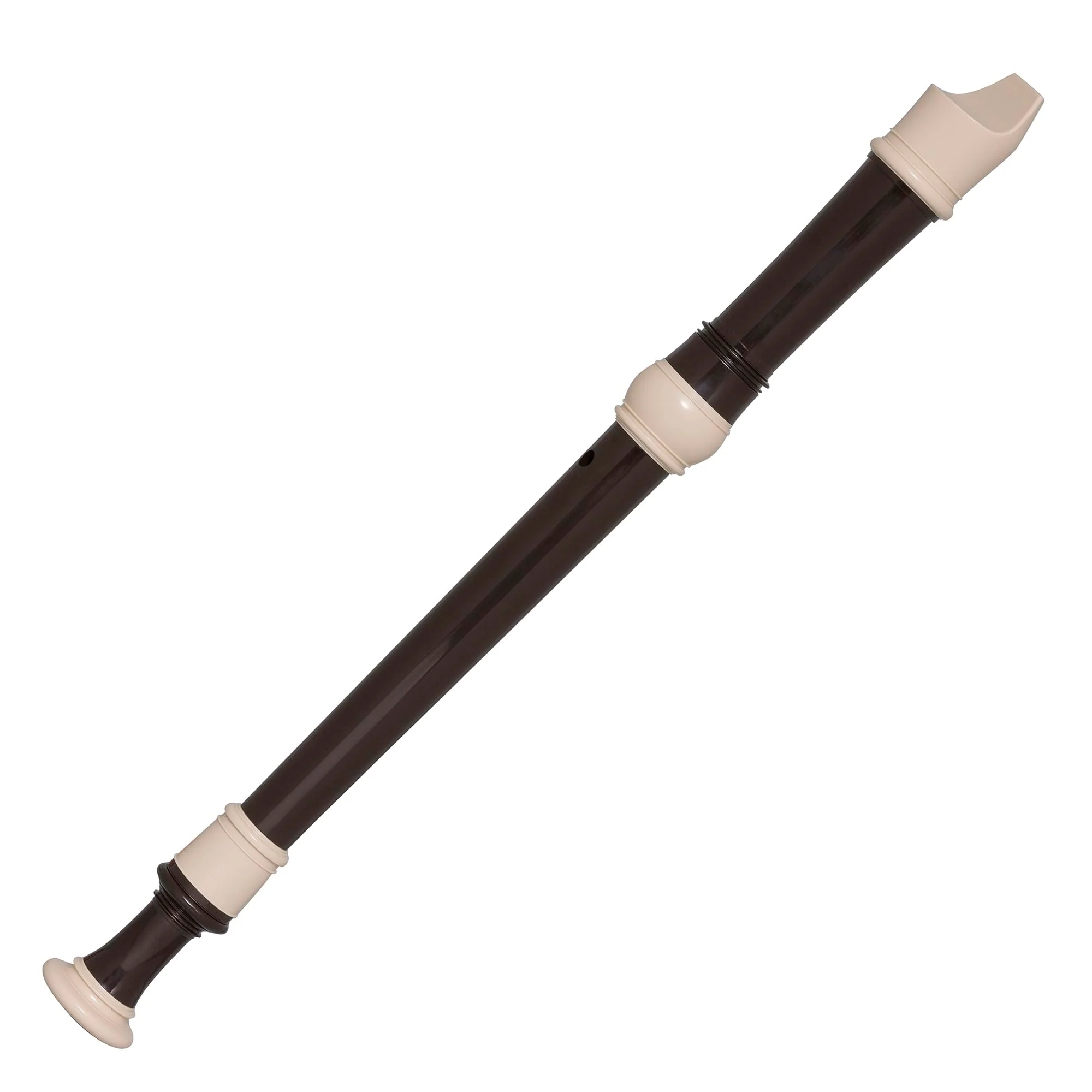 Yamaha YRA-302B Alto Recorder, smooth brown finish, key of F - Image 3
