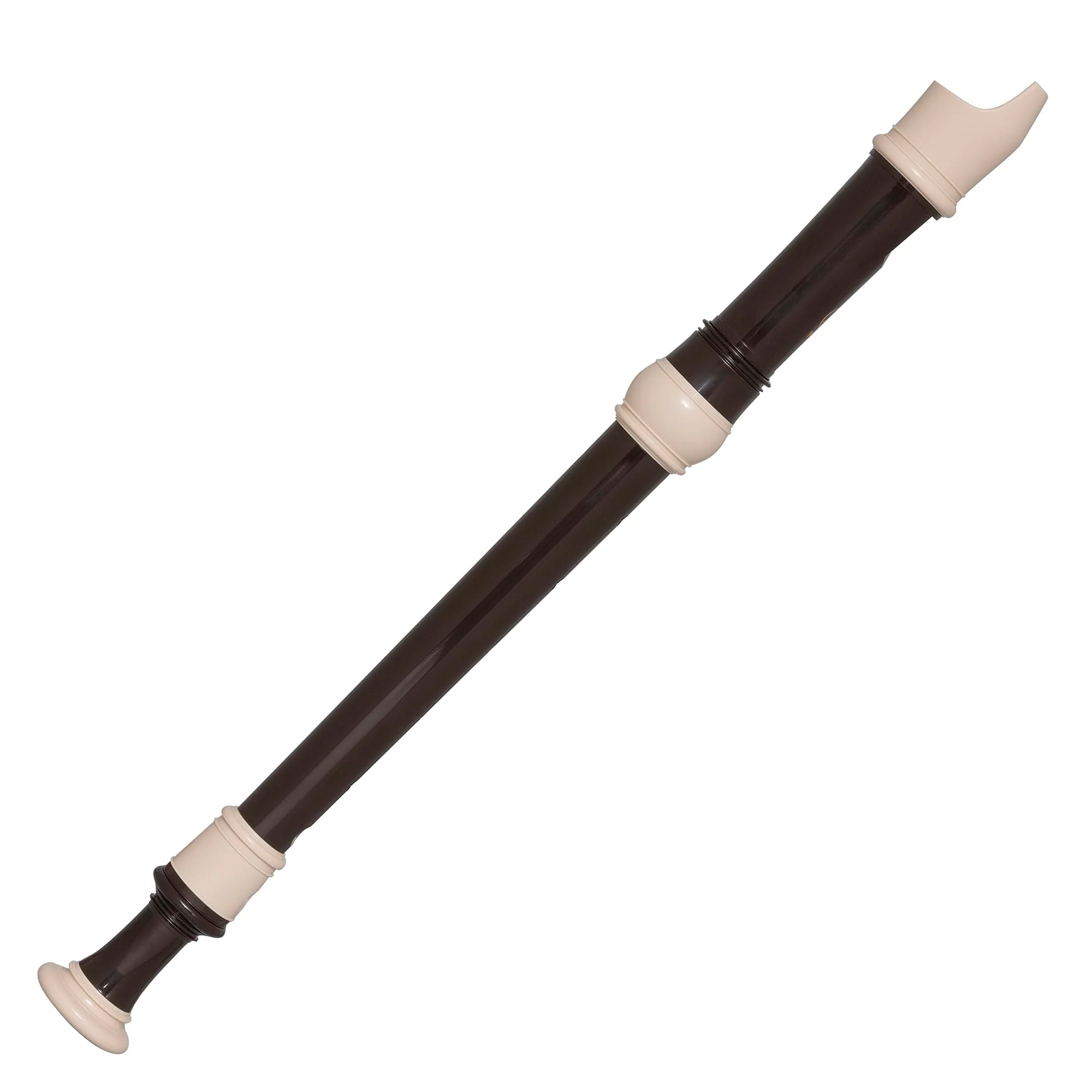 Yamaha YRA-302B Alto Recorder, smooth brown finish, key of F - Image 4