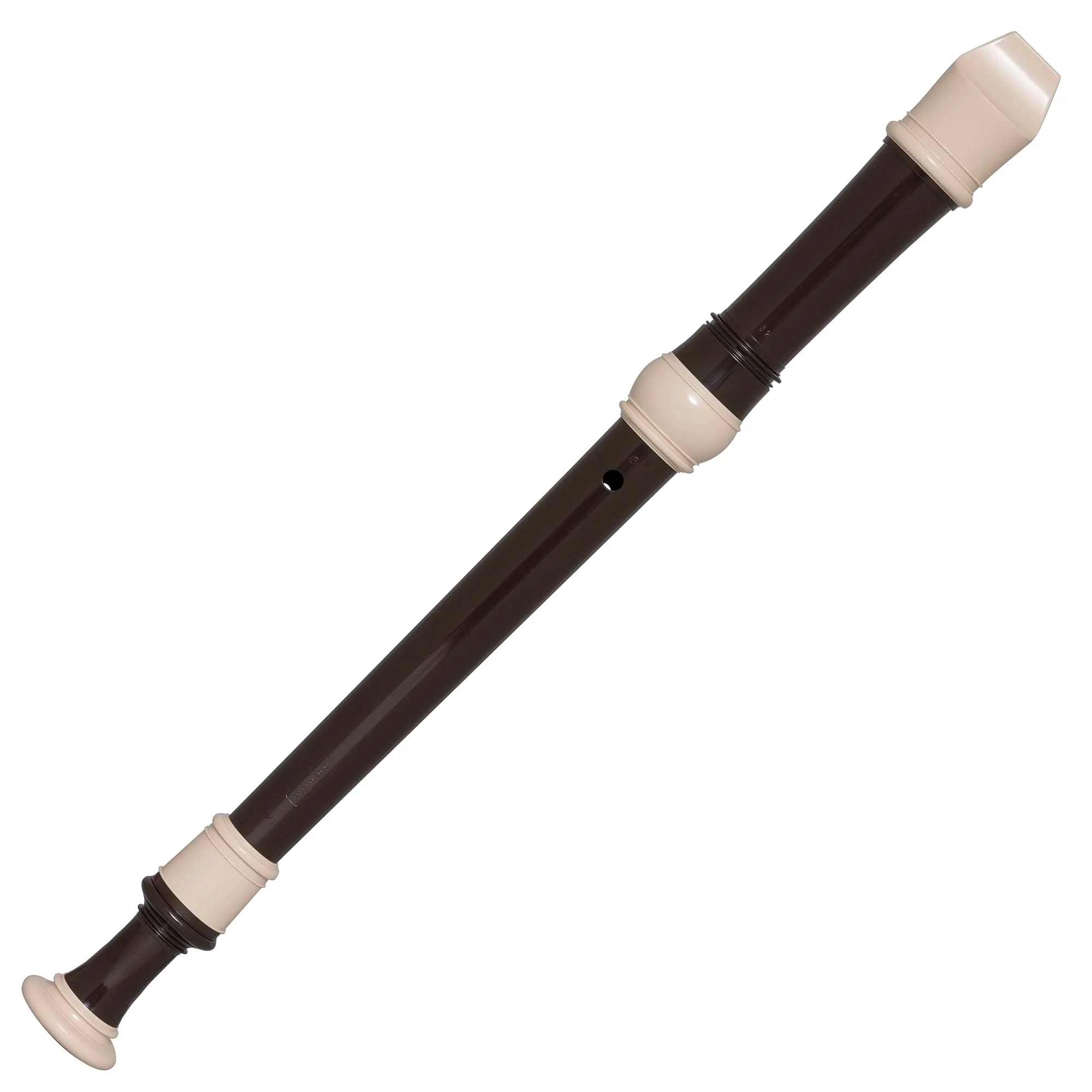 Yamaha YRA-302B Alto Recorder, smooth brown finish, key of F - Image 5