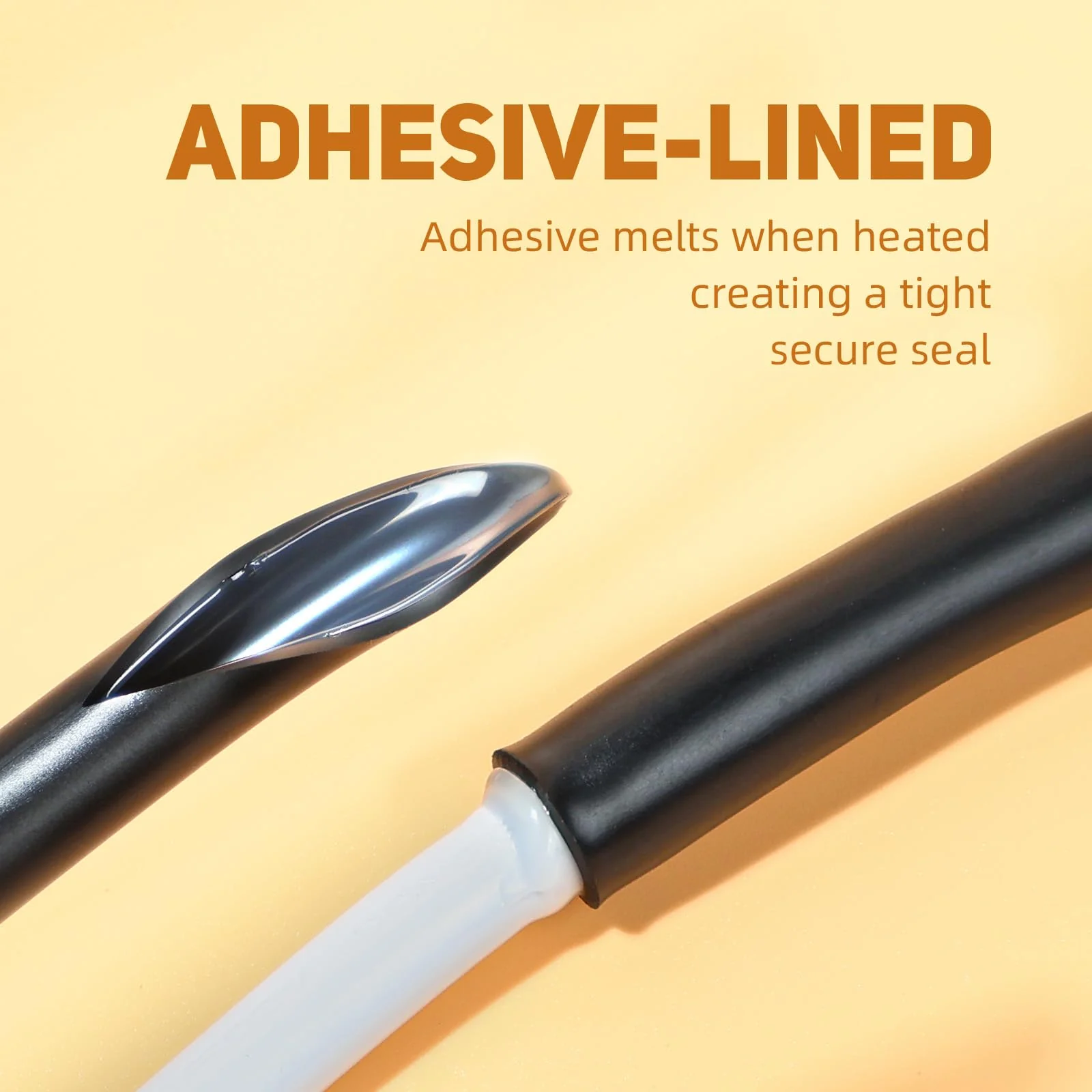 YAMXIN Heat Shrink Tube 30 mm Diameter, 3:1 with Adhesive, Double-Walled, Waterproof and Wear-Resistant, 1 m Black and 1 m Red Ø30mm - 1m x 2 Stück - Image 6