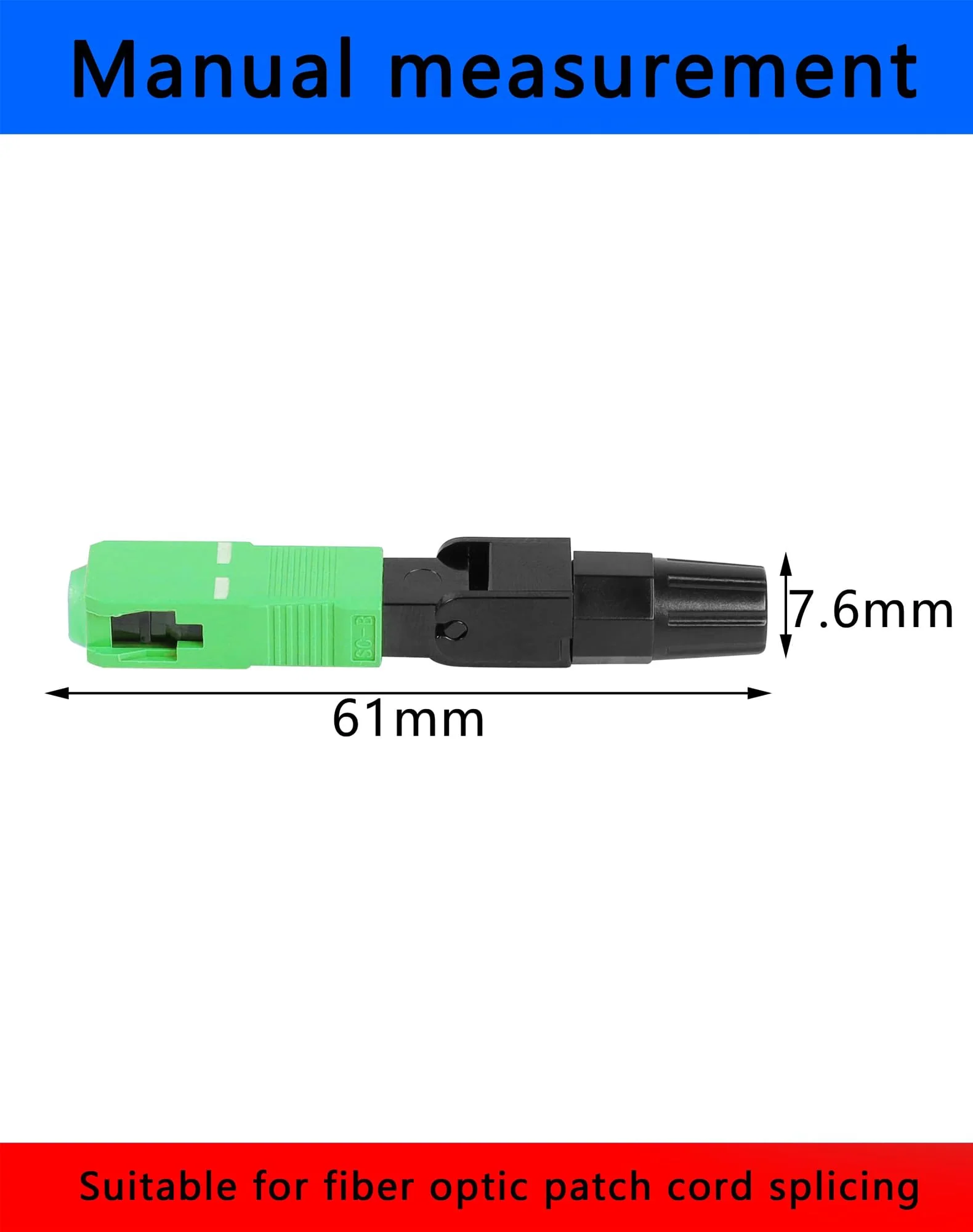 YAODHAOD Optical Connector 10pcs FTTH SC APC, Fibre Optic Fast Cold Connector Single Mode Telecommunication Level Fast Connector for CATV Network - Image 4