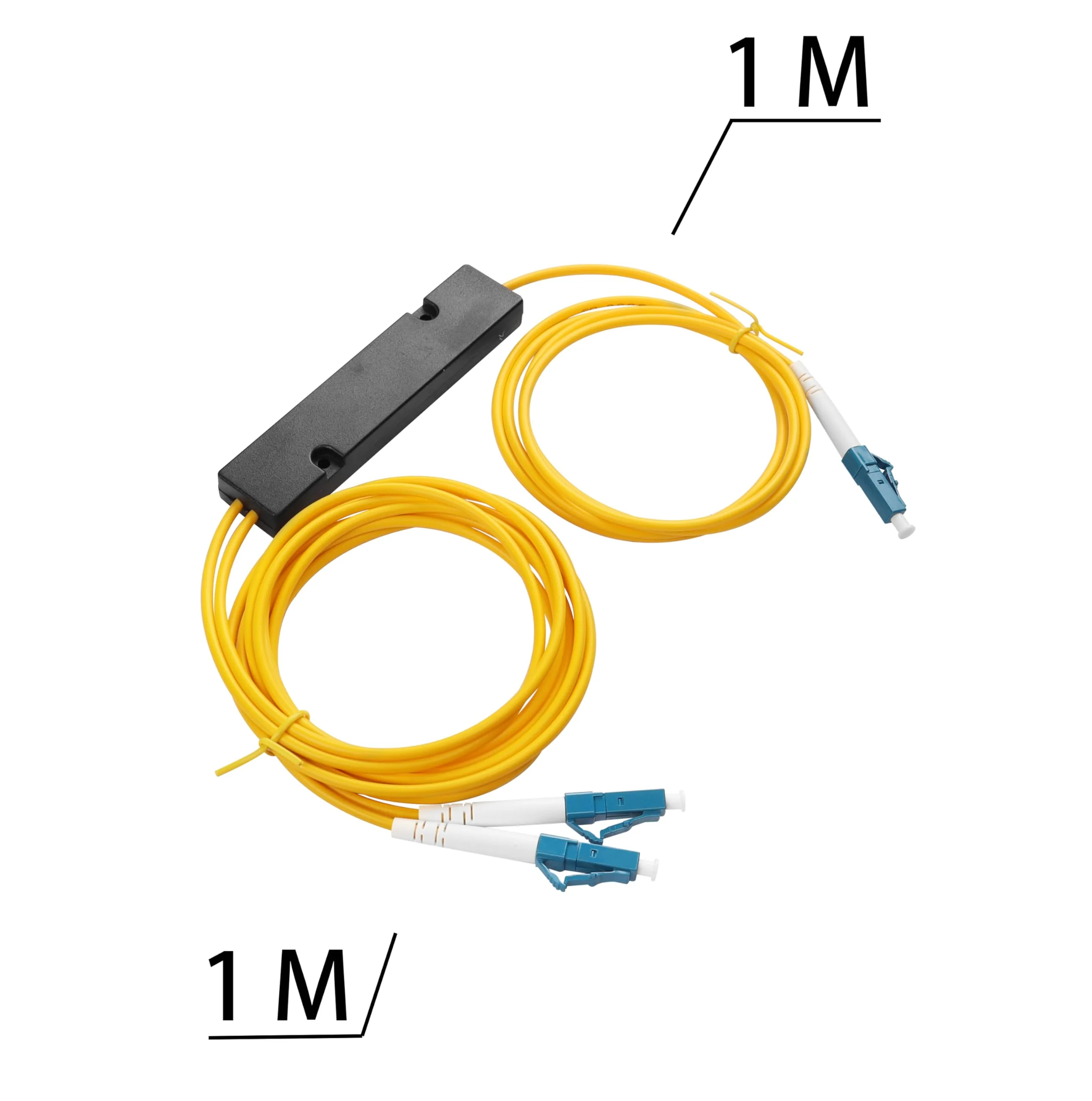 YAODHAOD Optical Splitter, SC/UPC LC/UPC FC/UPC Fibre Optic PLC Splitter (Fiber Splitter) Simplex Singlemode, 1X2, for CATV, FTTH, FOS (Yellow, LC/UPC) yellow - Image 7