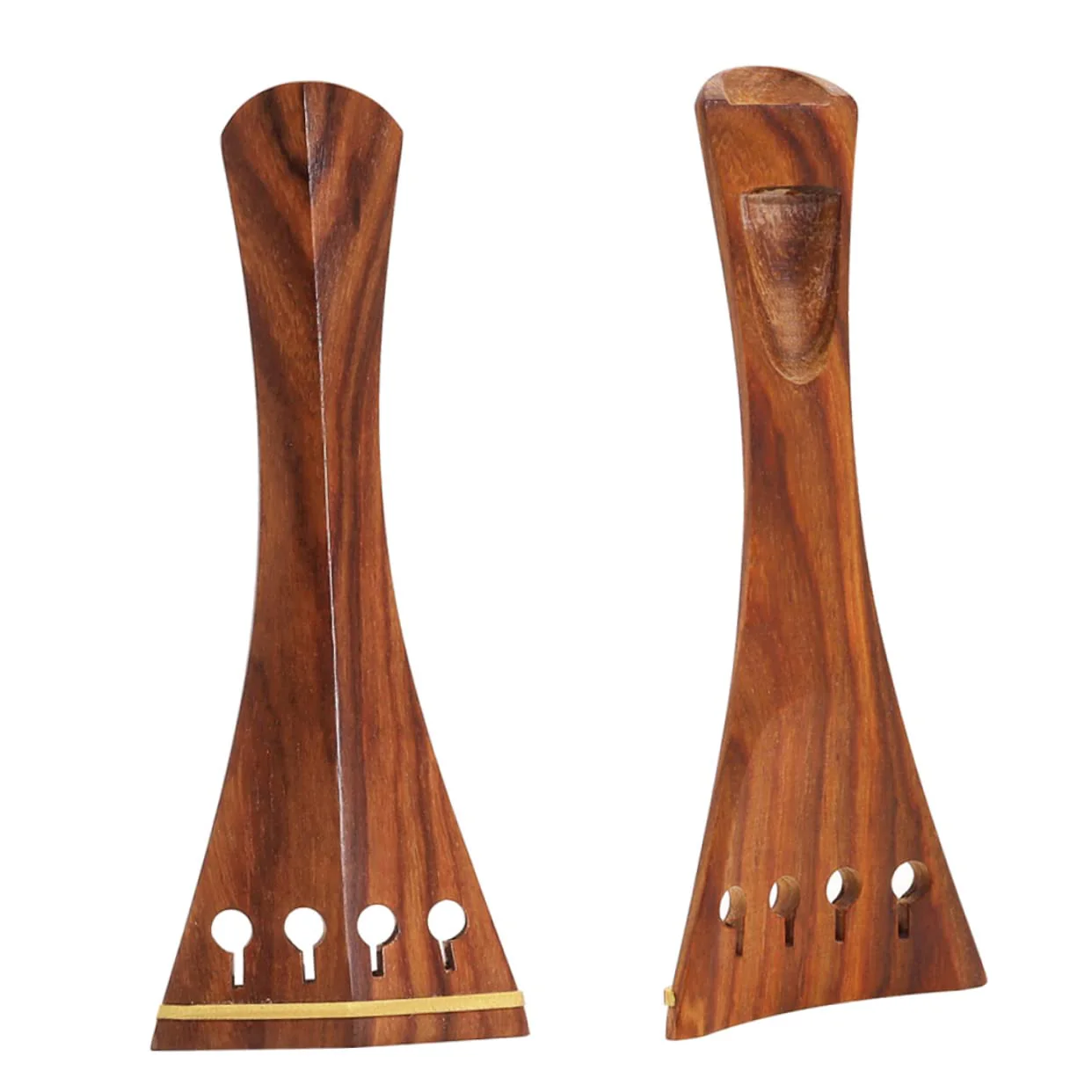 Yardwe 4/4 Violin Accessories Set with Jujube Wood Tailpiece Chinrest Endpin and Pegs Comfortable Chin Rest for Beginner Violin Players - Image 8