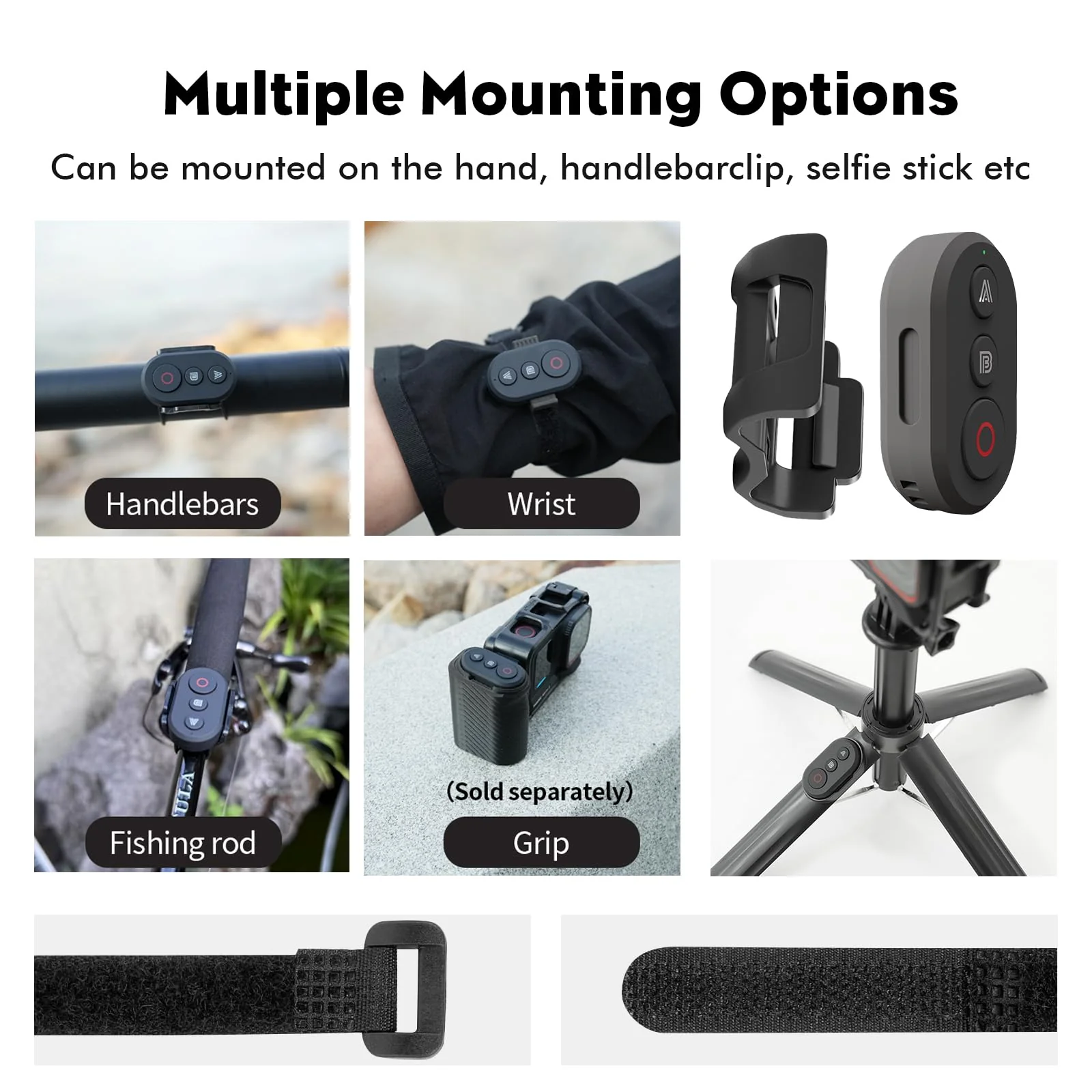 YDW Bluetooth Remote Controller Compatible with DJI Osmo 360/Action 6/5 Pro/4,for Insta 360X5 X4 X3/Ace Pro2/Ace Pro/GO 3S/GO 3 Wireless Remote Controller,114FT Range Action Camera Accessories - Image 6
