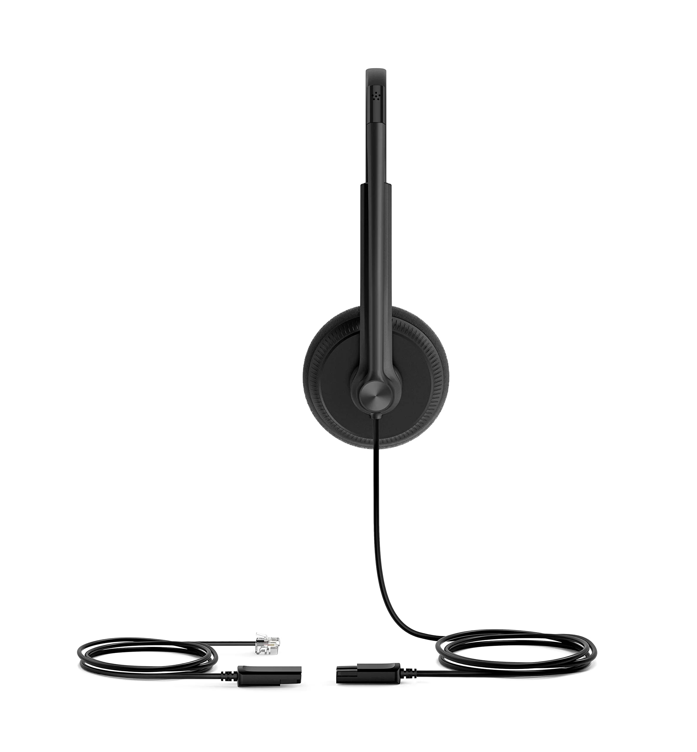 Yealink YHS34 Lite Dual Telephone Headset with RJ9 Jack Phone Headset with Microphone Noise Canceling, Compatible Poly Snom Desk Landline Phones (2.1m Cable) YHS34 Dual - RJ9 Headset Sponge Earpad - Image 6