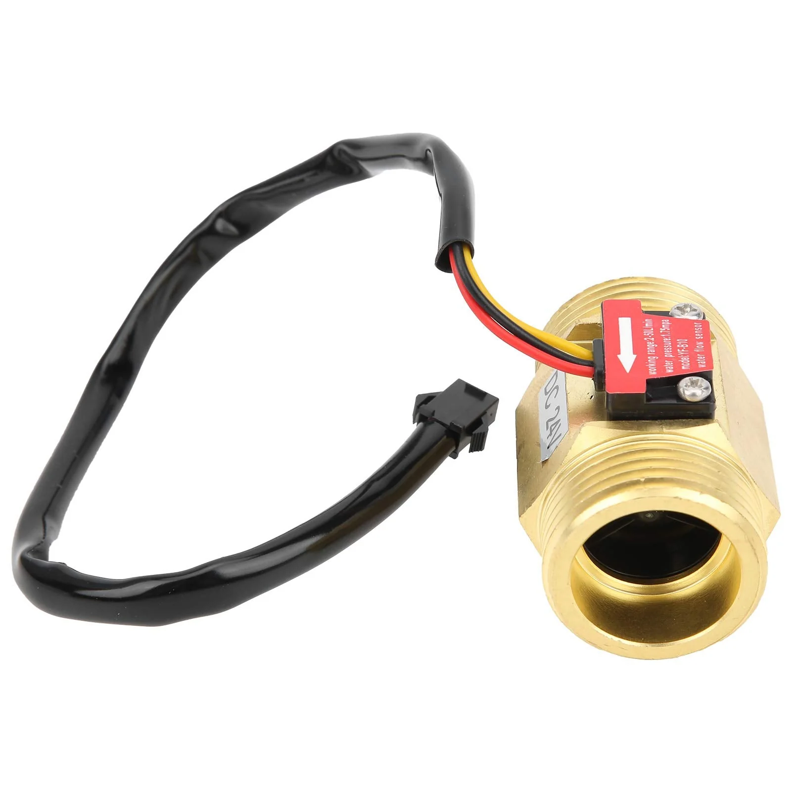 YFB10 Hall Flow Meter Switch G1in Water Flow Sensor Turbine Meter DC24V for Water Heater - Image 5