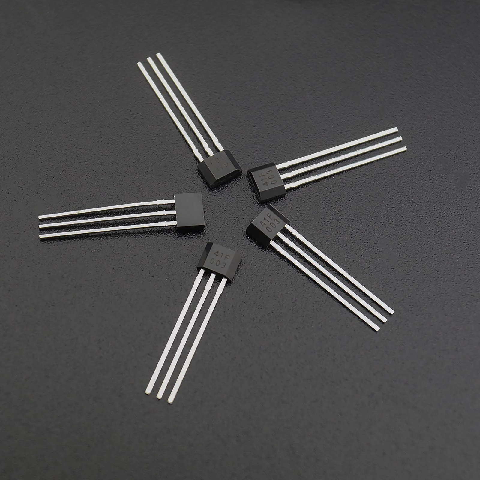 YINETTECH 12pcs 41F TO-92S Bipolar Hall Effect Sensor Magnetic Detector SS41F 0H41 SH41 S41 S41 S41 3 Pin Sensor for Electric Vehicle Engine Industrial Applications - Image 9