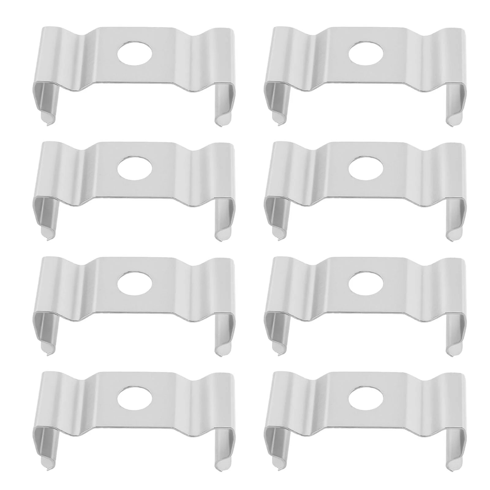 YINETTECH 50pcs 23mm T5 LED Bulb Clips Holder for Lamp Holder LED Ceiling Light with Aluminium Channels