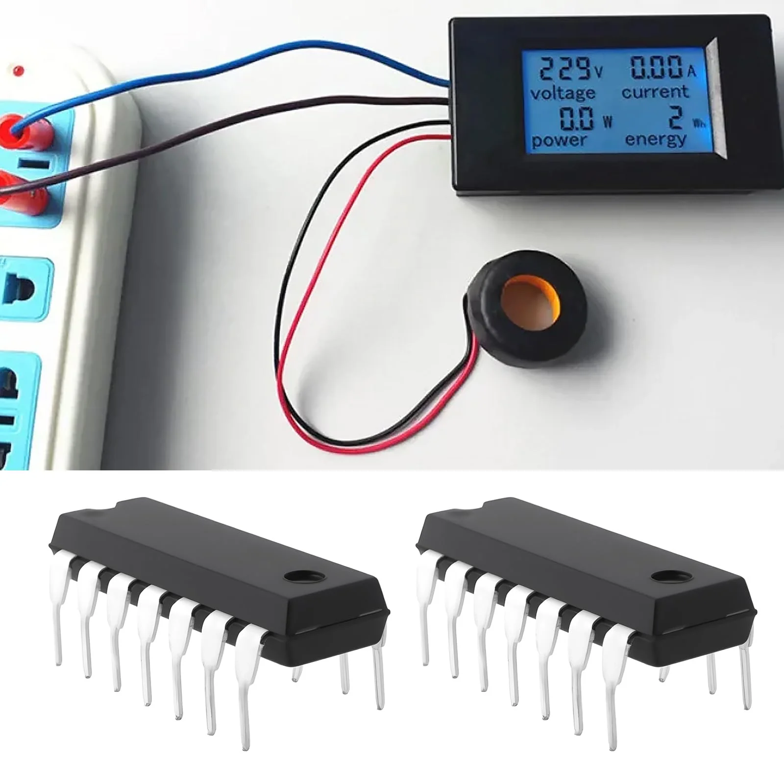 YINETTECH LM339N Low Power Quad Voltage Comparators IC 36V DIP-14 Pack of 20 - Image 2