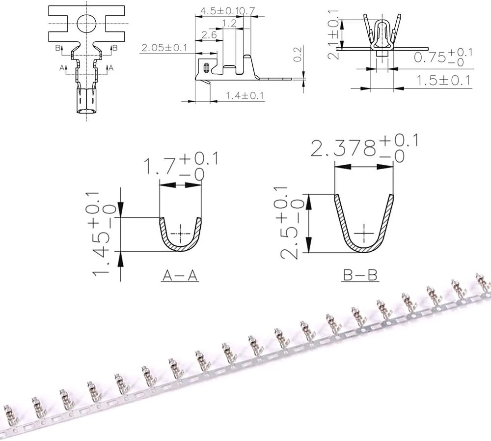 YIXISI 460 Piece JST Connector Kit, JST-XH, 2.54 mm Pitch Female Pin Header, JST Adapter Cable Plug, JST Male and Female Connector (2/3/4/5/6 Pin) White-Jst Xh - Image 7