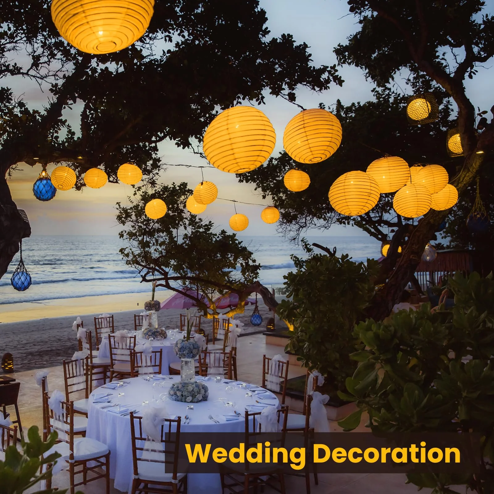 Yizhet 12 LED Balloon Lights, Warm White, for Wedding, Halloween, Christmas, Party Decoration, Lanterns and Balloons - Image 7