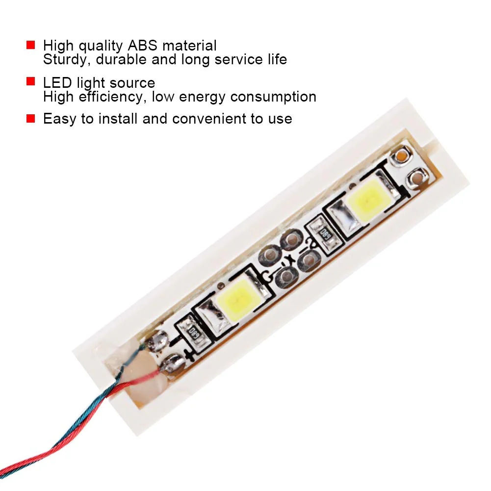 Ymiko 1 x 6 LED Downlights USB Powered Brick White, Powered by USB, LED Bricks, Lamp Off, LED Lighting, Compatible with Bricks - Image 6