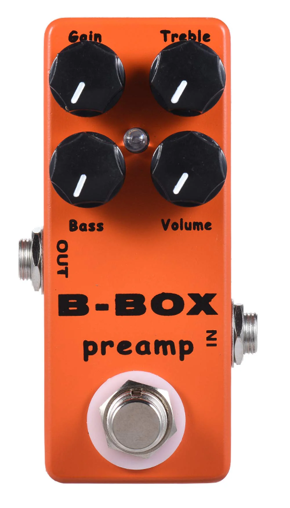 YMUZE Moskyaudio Mini B-Box Preamp Pedal Electric Guitar Effect with Overdrive Function