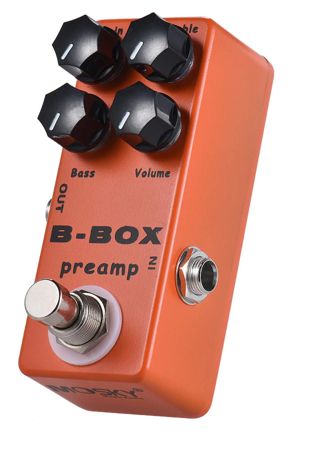 YMUZE Moskyaudio Mini B-Box Preamp Pedal Electric Guitar Effect with Overdrive Function - Image 5