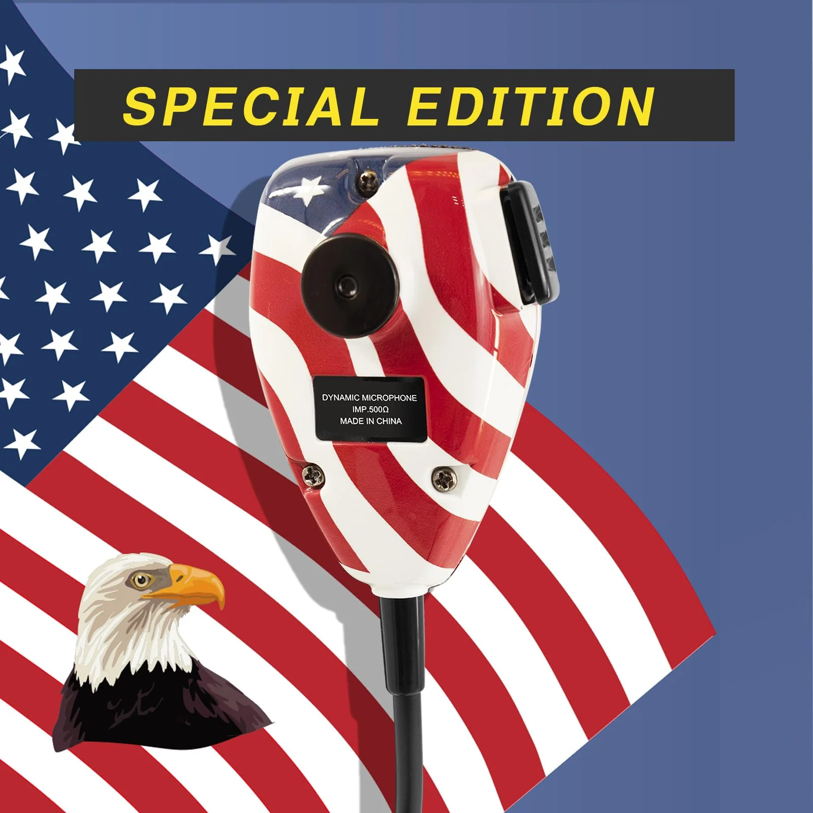 Yo-tronics CB Microphone-4 Pin Noise Canceling CB Microphone, Amateur Radio and SSB Communications, Special USA Edition - Image 5
