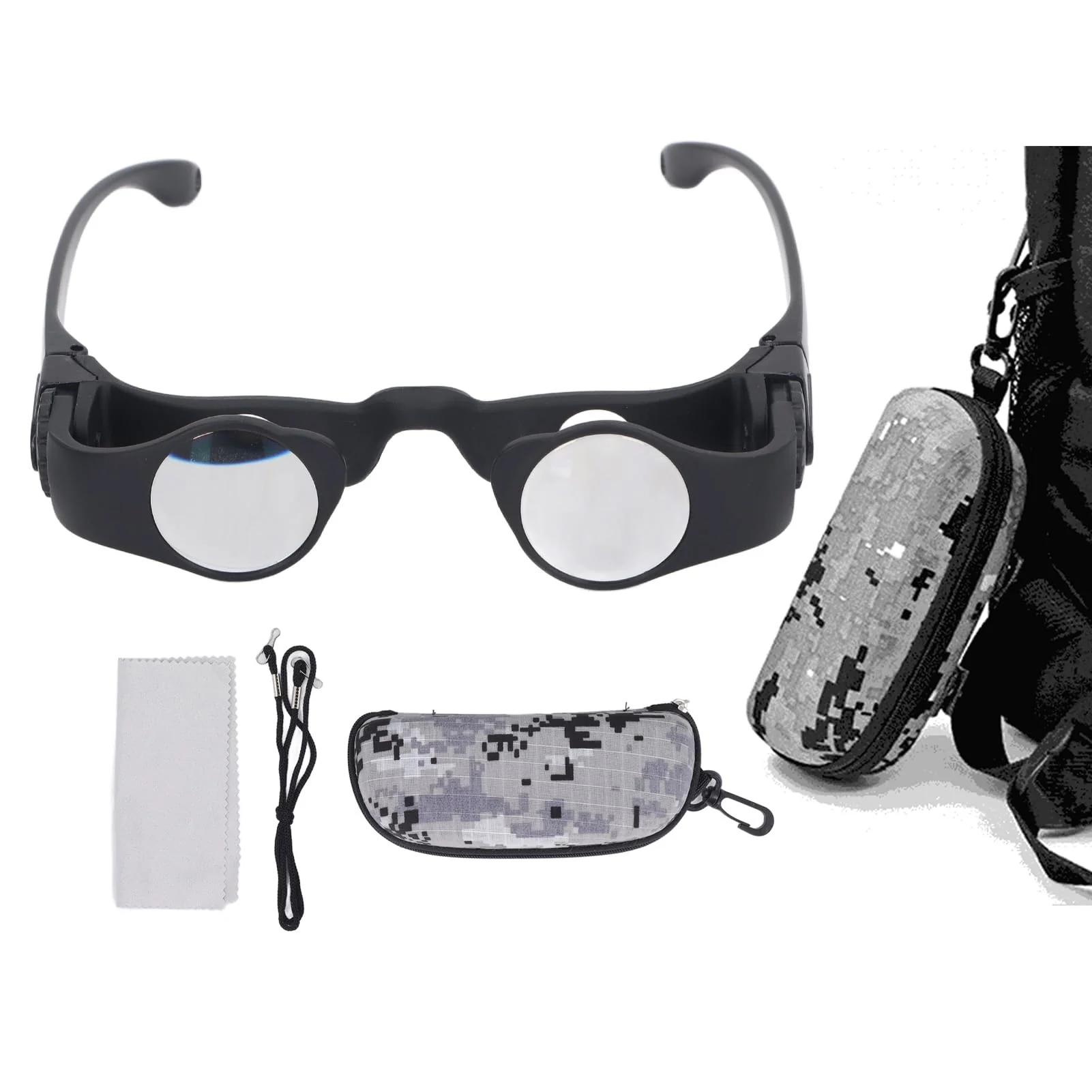 Yoidesu Hands Binocular Glasses for Fishing Bird Watching, HD Optical Lens Portable Binoculars and Opera Glasses, 8X Magnification, Adjustable Focus Distance, Fishing Companion - Image 9