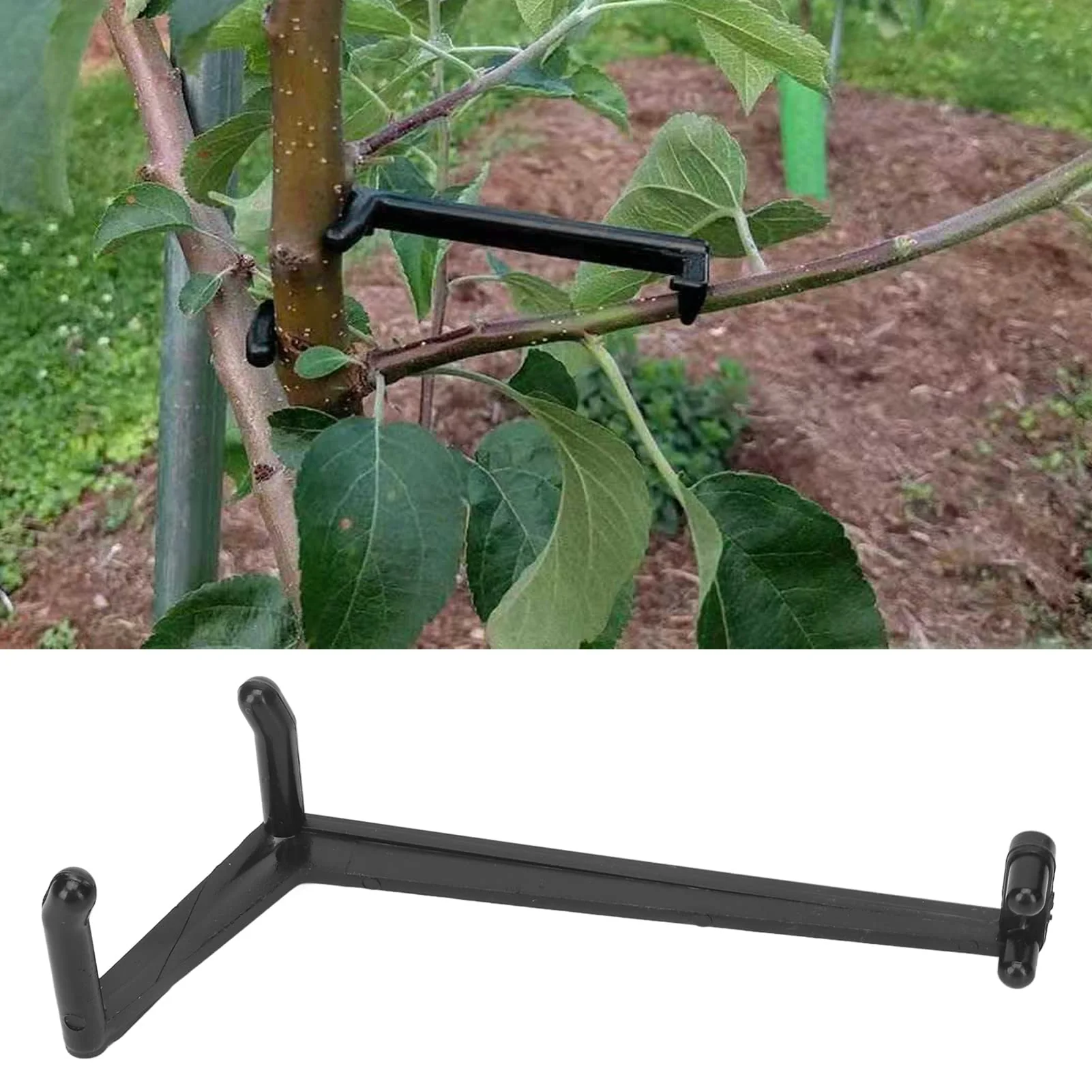 Yosoo Health Gear 20pcs Fruit Tree Spreader Plastic Bonsai Branch Trunk Spreader Modeling Tool Limb Spreader Black for Strong Spreading of Step Angles Branches - Image 6