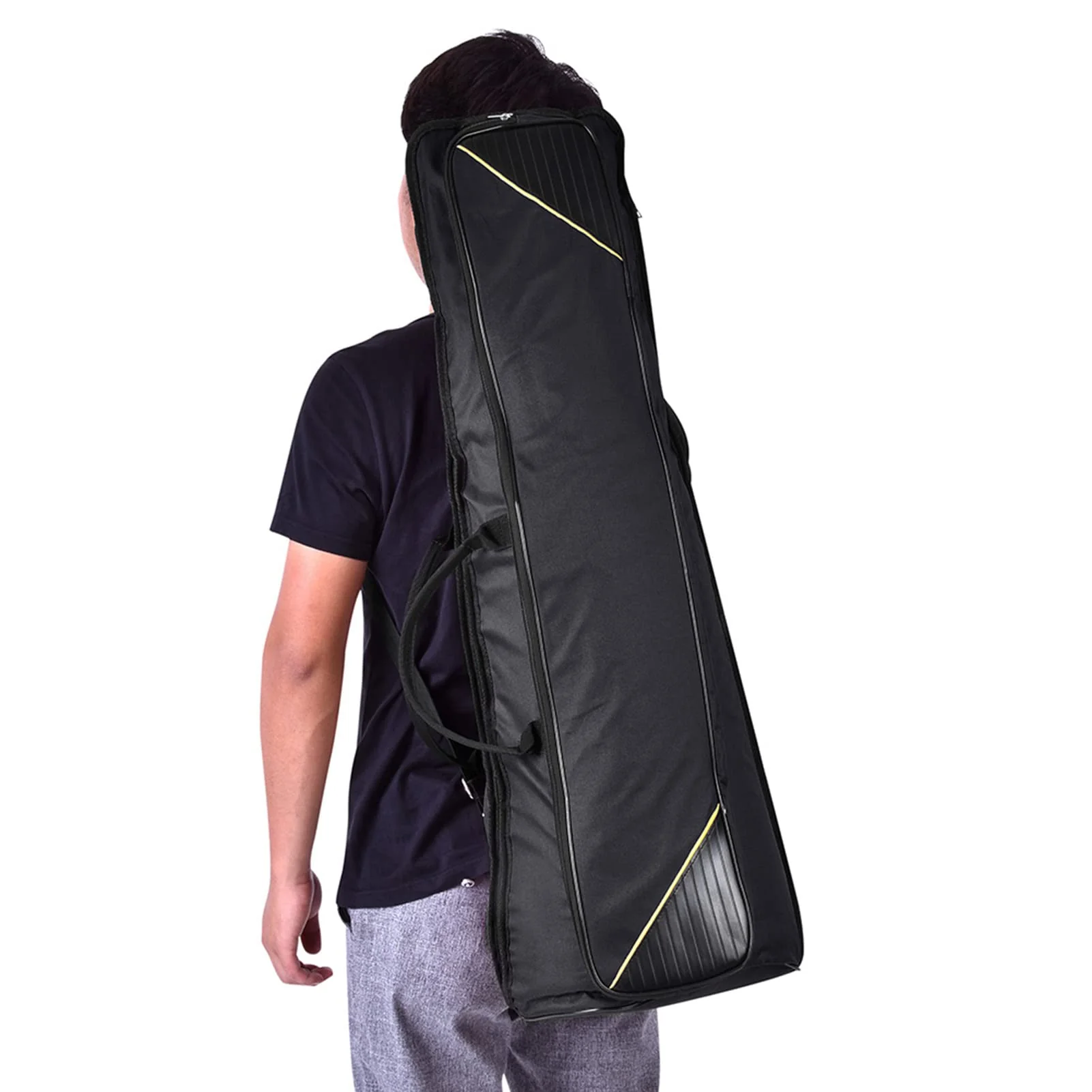 Yosoo Portable Trombone Bag Musical Instrument Case for Alto Tenor Players (Black) - Image 4