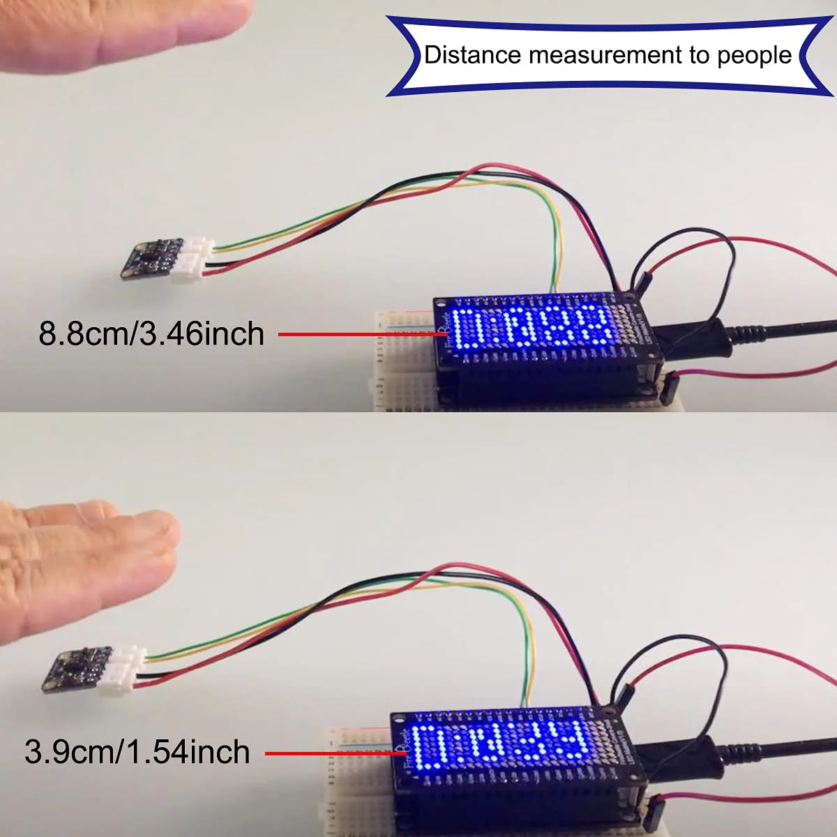 Youmile 2 PCS VL6180 VL6180X Ranging Sensor, Optical Distance Measuring Sensor Module Gesture Recognition Sensor Ambient Light Sensor for I2C Interface DC 3-5V - Image 5