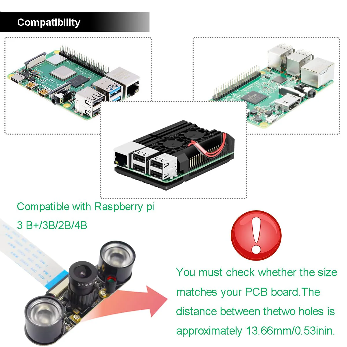 Youmile Infrared LED Module for Raspberry Pi Camera 3 W 850 nm IR Night Vision Infrared Spotlight Light Sensitive Lamp 2 Hole Spacing 13.66 mm Adjustable Resistance with Screwdriver Pack of 2 - Image 7