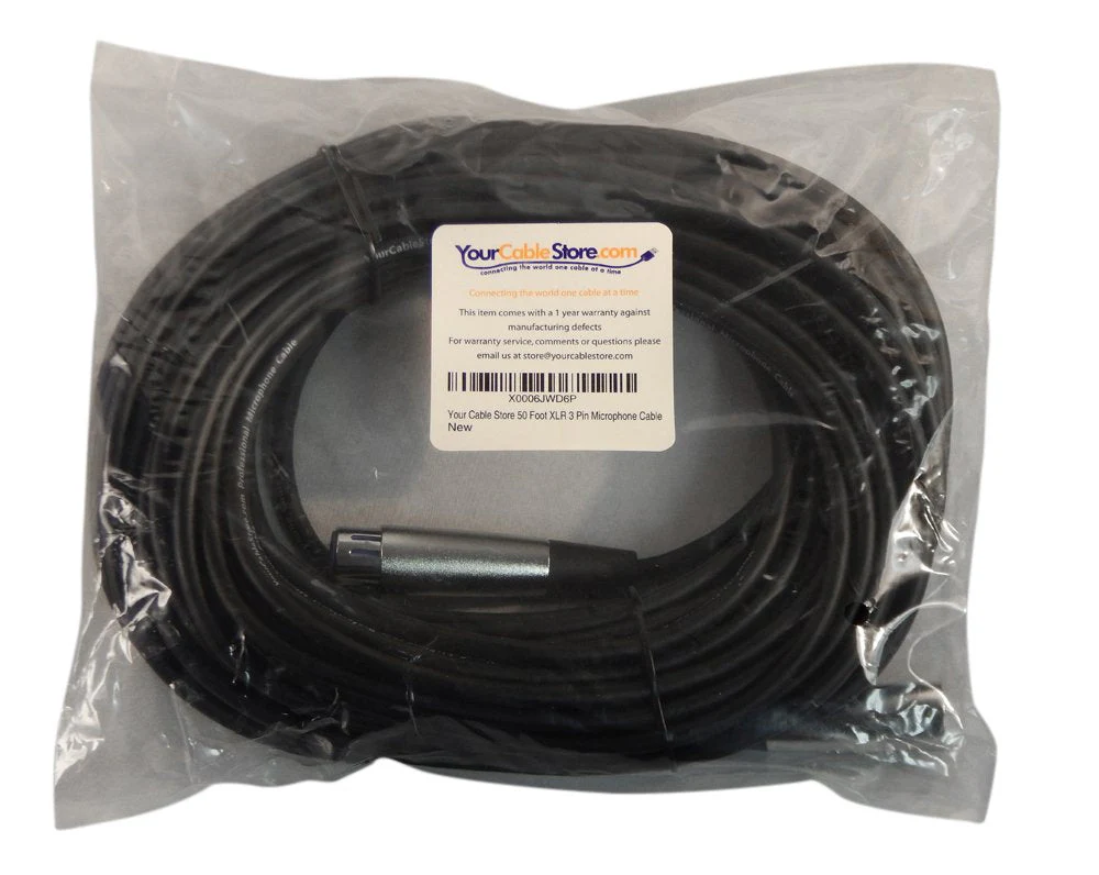Your Cable Store 50 Foot XLR 3 Pin Microphone Cable 050 Ft - Image 2