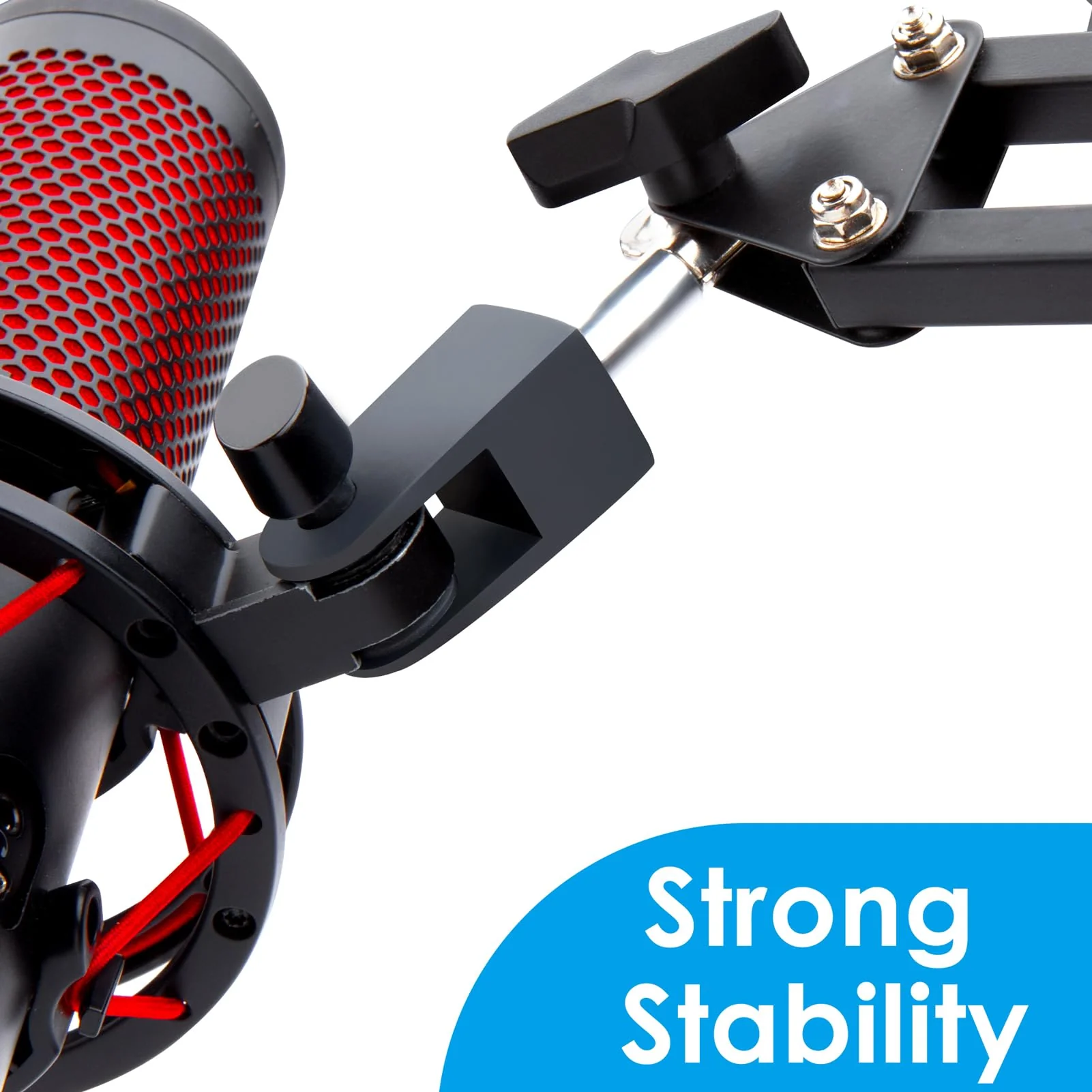 YOUSHARES HyperX Quadcast Mount Adapter for HyperX Quadcast s Mic - The HyperX Quadcast Boom Arm Replacement Adapter Get The Reliable Support and Allowing for More Diverse Content Creation Scenarios HyperX Quadcast Adapter - Image 3