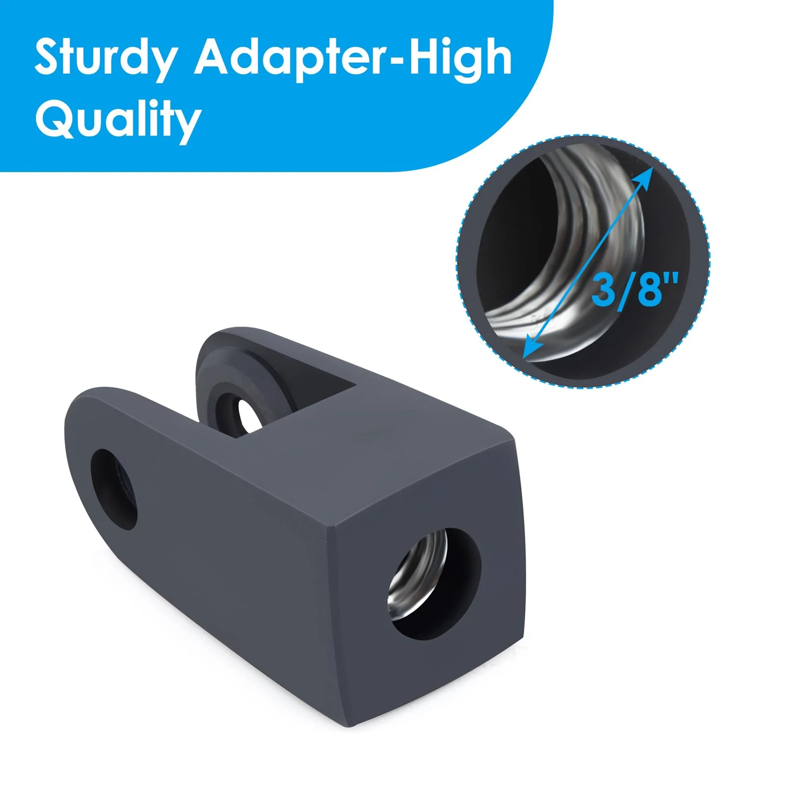 YOUSHARES HyperX Quadcast Mount Adapter for HyperX Quadcast s Mic - The HyperX Quadcast Boom Arm Replacement Adapter Get The Reliable Support and Allowing for More Diverse Content Creation Scenarios HyperX Quadcast Adapter - Image 4