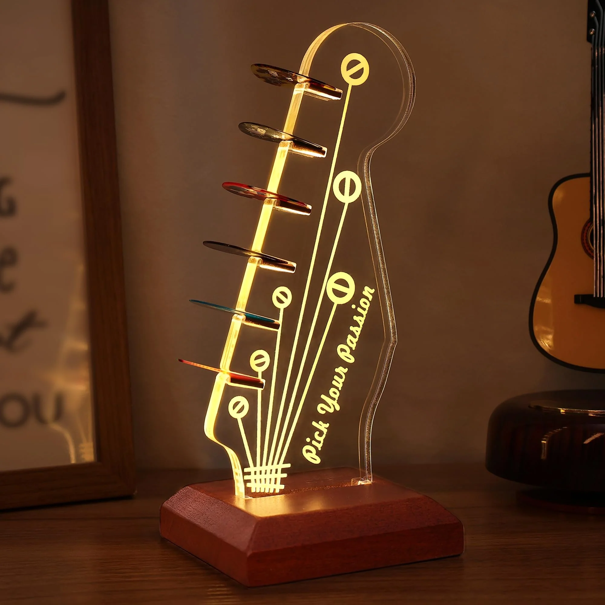 YuanDian Light up Guitar Pick Holder Style Guitar - Image 2