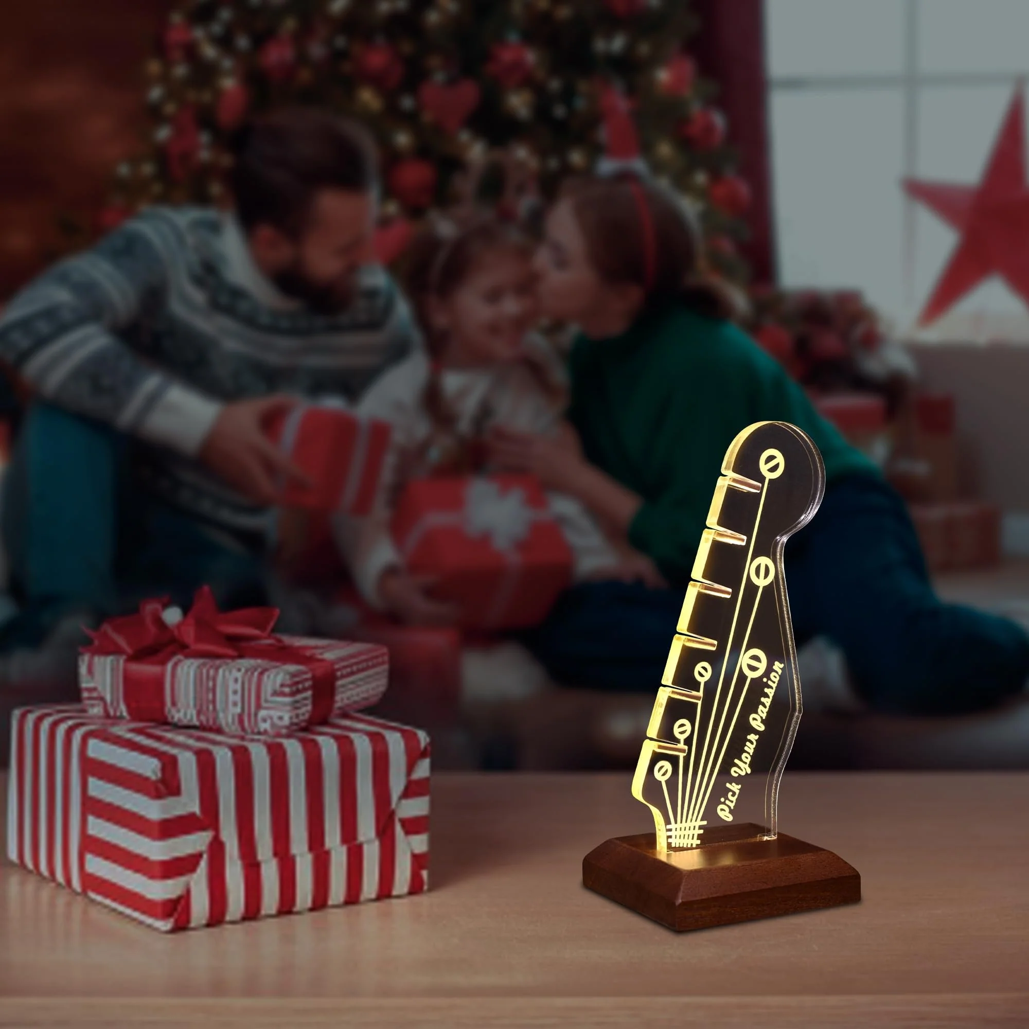 YuanDian Light up Guitar Pick Holder Style Guitar - Image 6