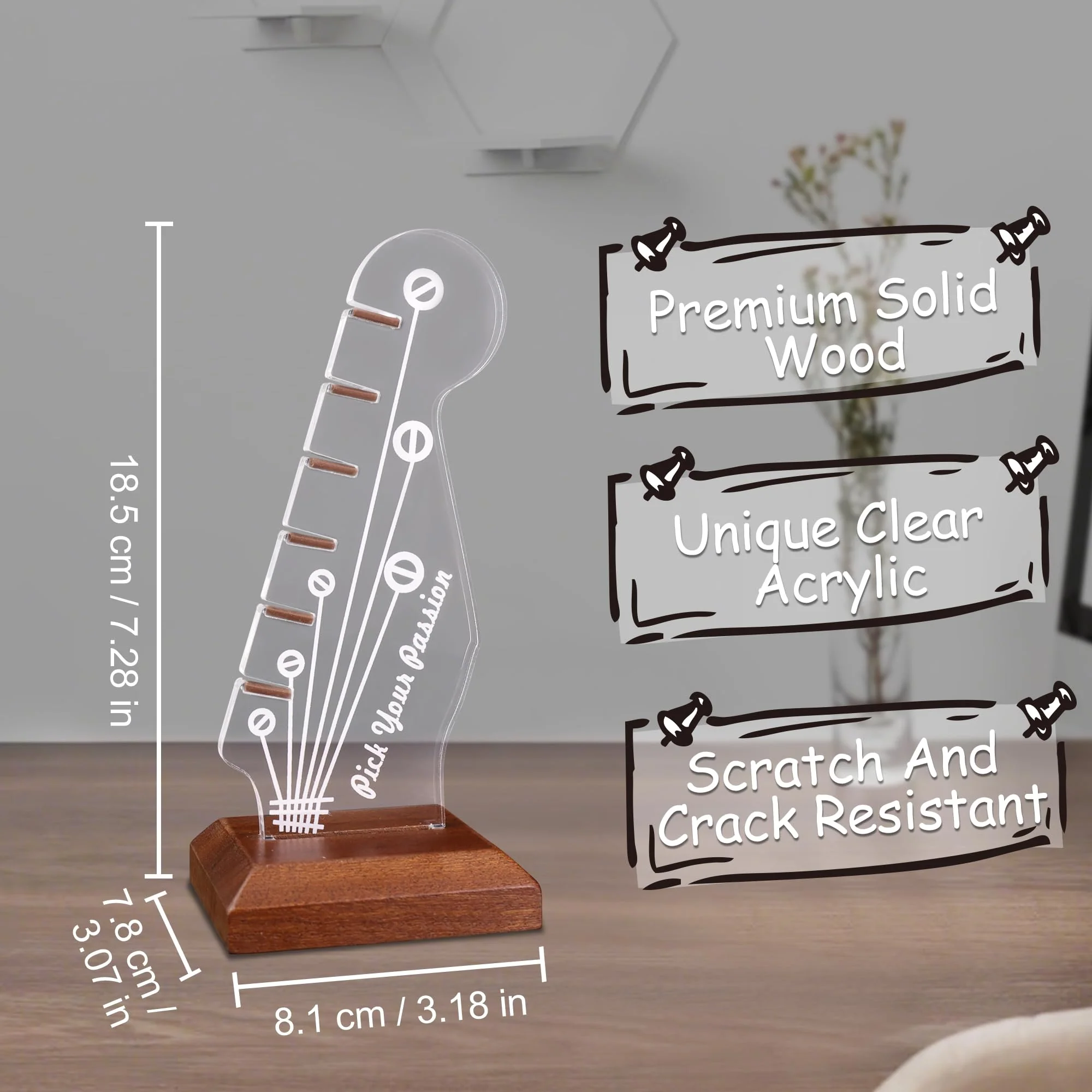 YuanDian Light up Guitar Pick Holder Style Guitar - Image 7