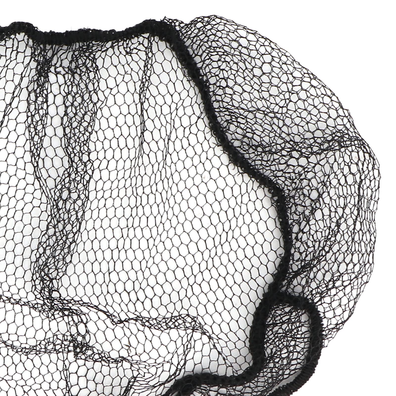 YUYTE Beard Protection Nets, Pack of 100 Nylon Beard Nets, Beard Protection, Disposable Nylon, Elastic, Breathable, Latex-Free, Beard Protection Nets (Black) Black - Image 6