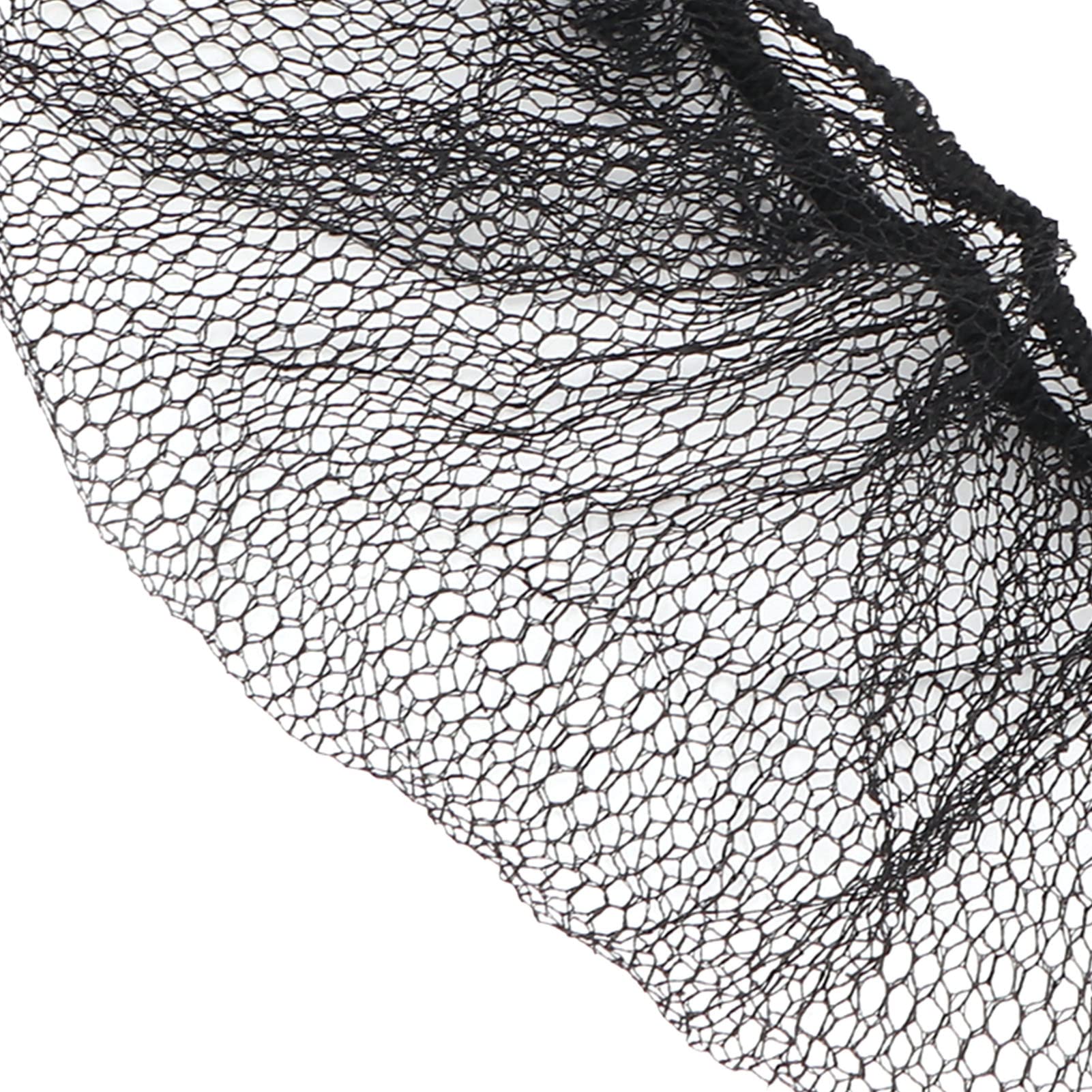 YUYTE Beard Protection Nets, Pack of 100 Nylon Beard Nets, Beard Protection, Disposable Nylon, Elastic, Breathable, Latex-Free, Beard Protection Nets (Black) Black - Image 7