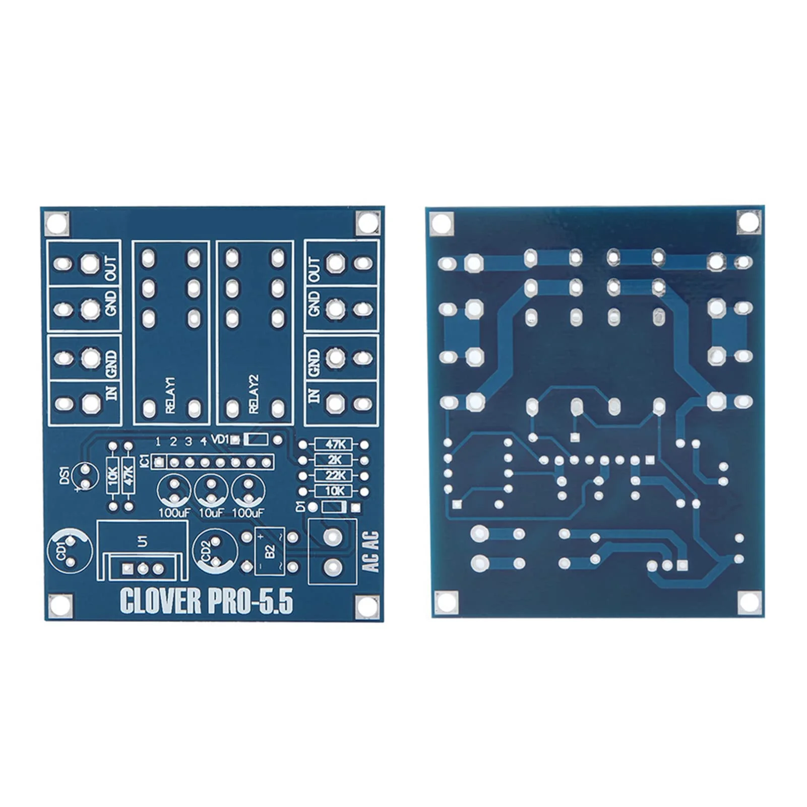 YWBL-WH Speaker Protection Board Module DIY Kit AC 12V-24V Dual Relay Voltage Regulator - Image 7