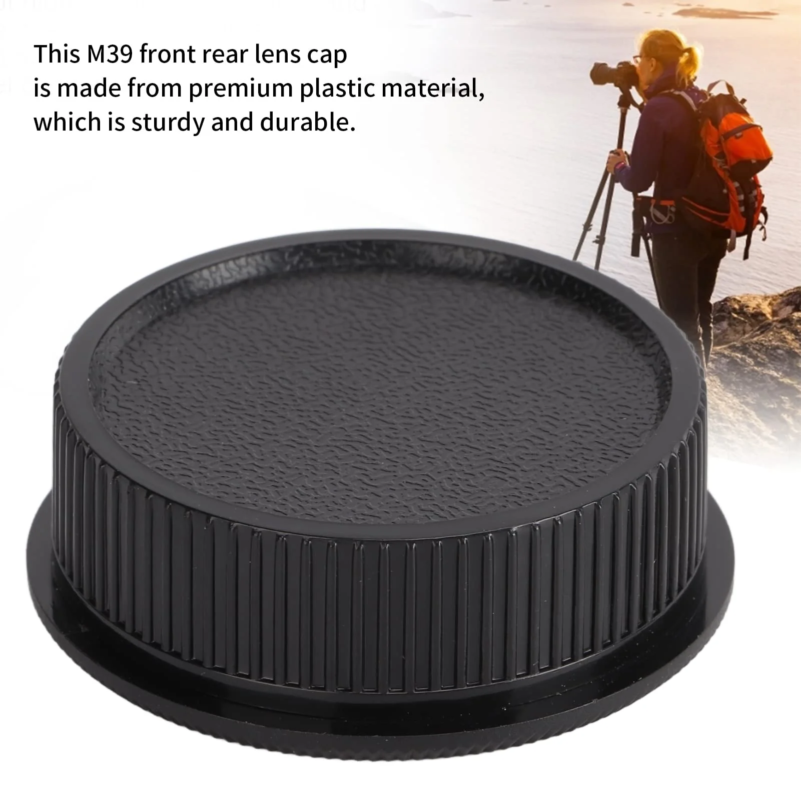 YYOYY 3 Pairs Rear Lens Cover and Camera Body Front , M39 Front Rear Lens , Dust Proof and Scratch Proof, Light Weight Plastic , for M39 Lens - Image 4