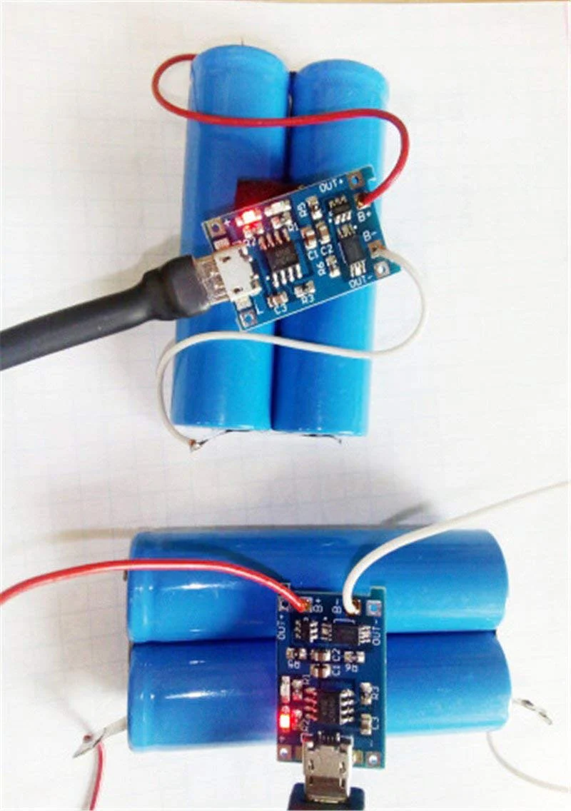zalati Lithium Battery Charging Module 10pcs 1A Power Input Modules Charging Board with Protection - Micro USB - Image 5