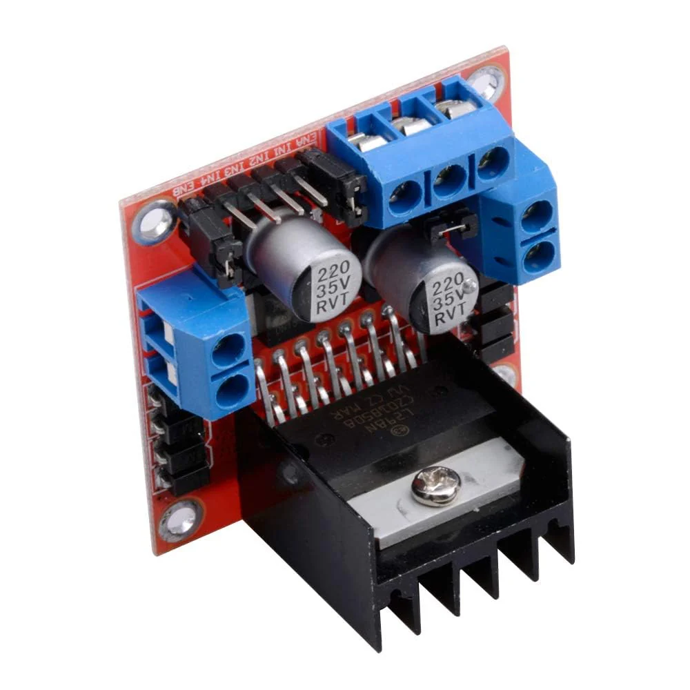 zalati Motor Drive Controller Board L298N Dual H Bridge DC Stepper Motor Driver Module Compatible with Arduino - Image 5
