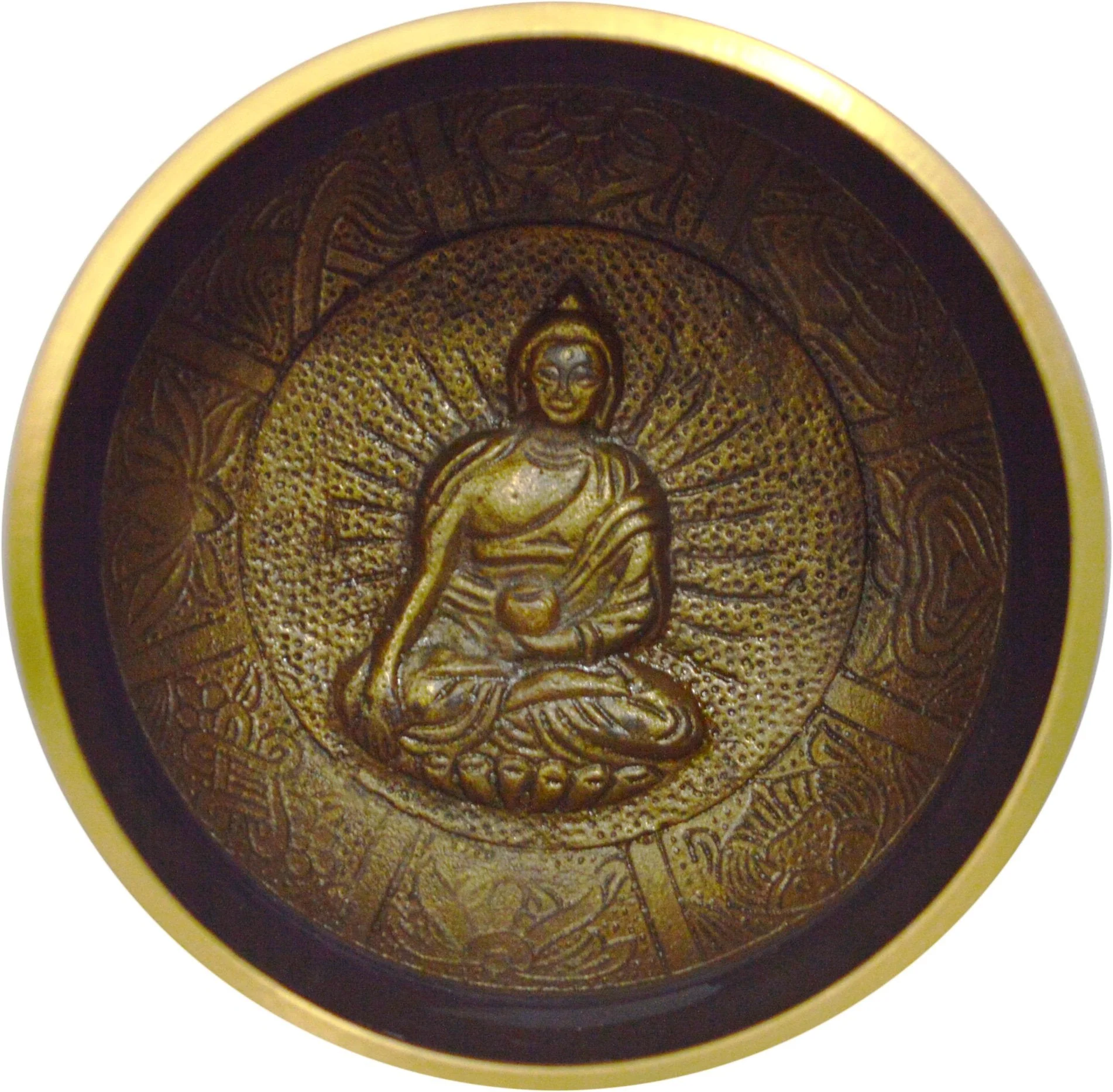Zap Impex Beautiful Christmas Gift New Handmade Brass Buddha Singing Bowl Tibetan Meditation Yoga Sound Bowls 4 Inch - Image 3