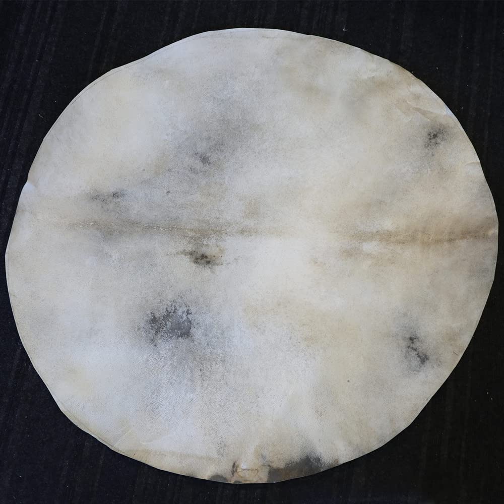 Zaza Percussion - Goatskin for Darbuka Doumbek Drum, Goat Skin for Djembe Natural Flat Round Goat Skin Head-36'' 36'' - Image 5